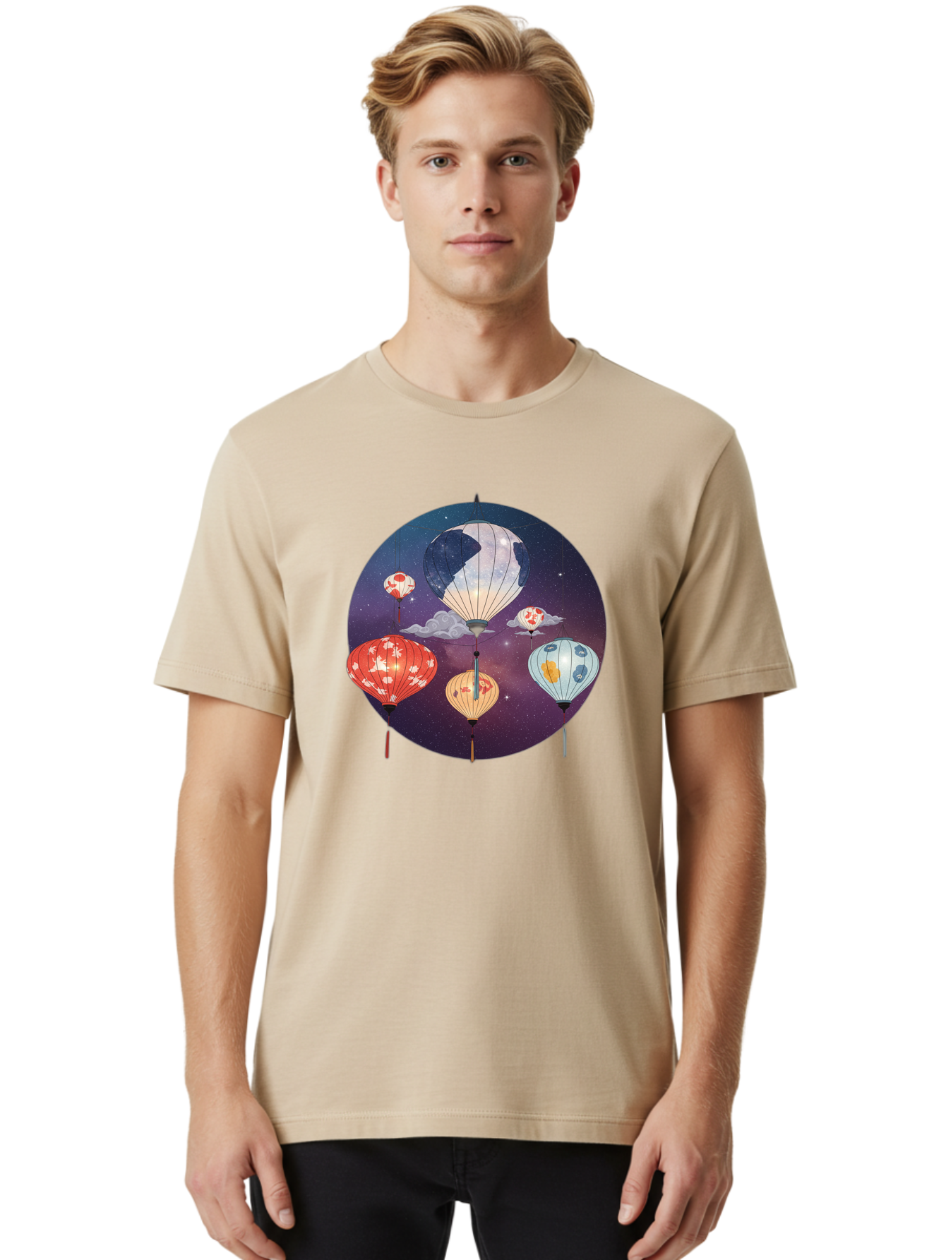 Paper-Lanterns-1 Men'S Graphic Tee, 100% Cotton, Comfortable Casual Summer Wear, Machine Washable, Vintage Camera, Old Camera, Antique Camera, Black Camera, Classic Photography, Photography Equipment, Nostalgic Device, Film Camera, Camera Art Bag929