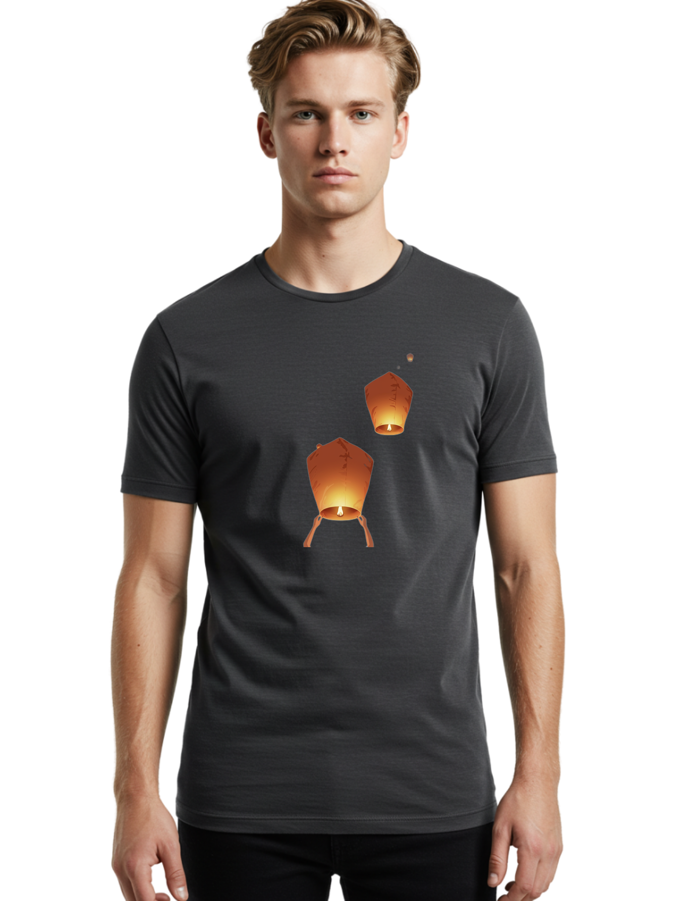 Paper-Lanterns Men'S Graphic Tee, 100% Cotton, Comfortable Casual Summer Wear, Machine Washable, Vintage Camera, Old Camera, Antique Camera, Black Camera, Classic Photography, Photography Equipment, Nostalgic Device, Film Camera, Camera Art Bag930