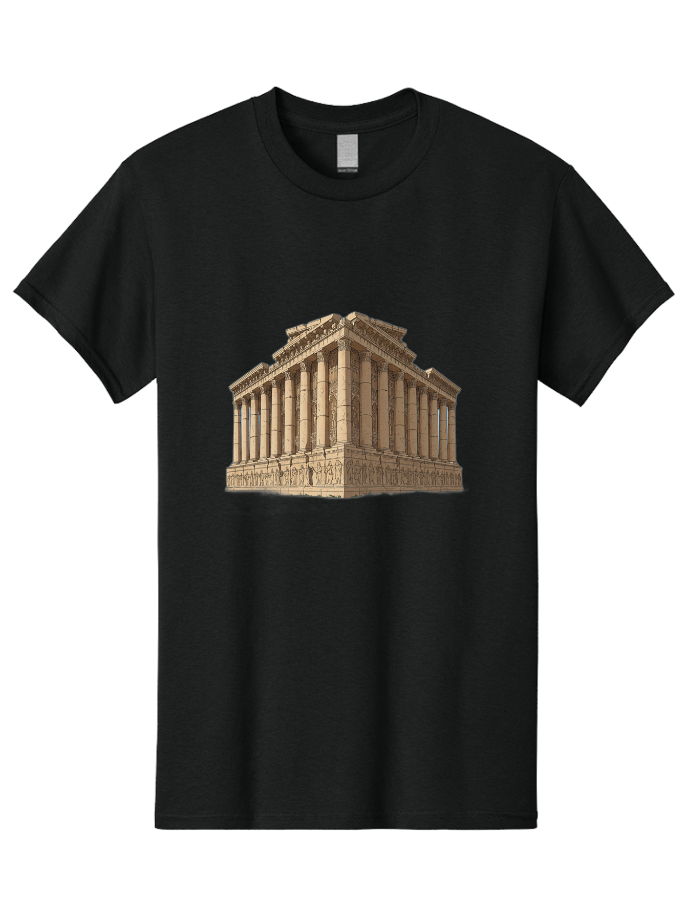 Parthenon-1 Men'S Graphic Tee, 100% Cotton, Comfortable Casual Summer Wear, Machine Washable, Vintage Camera, Old Camera, Antique Camera, Black Camera, Classic Photography, Photography Equipment, Nostalgic Device, Film Camera, Camera Art Bag933