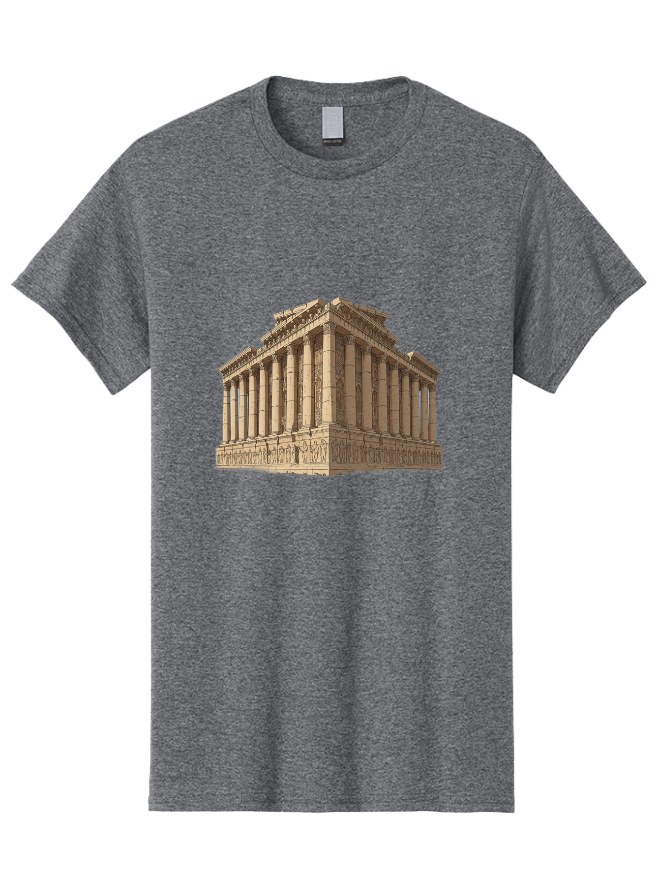 Parthenon-1 Men'S Graphic Tee, 100% Cotton, Comfortable Casual Summer Wear, Machine Washable, Vintage Camera, Old Camera, Antique Camera, Black Camera, Classic Photography, Photography Equipment, Nostalgic Device, Film Camera, Camera Art Bag933