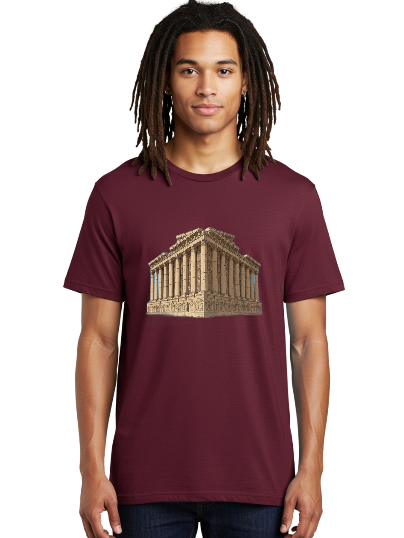 Parthenon-1 Men'S Graphic Tee, 100% Cotton, Comfortable Casual Summer Wear, Machine Washable, Vintage Camera, Old Camera, Antique Camera, Black Camera, Classic Photography, Photography Equipment, Nostalgic Device, Film Camera, Camera Art Bag933