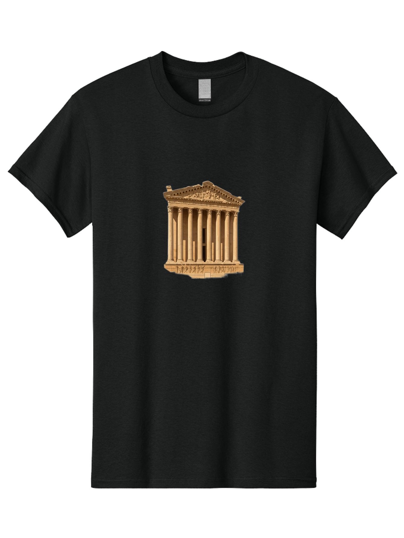 Parthenon Men'S Graphic Tee, 100% Cotton, Comfortable Casual Summer Wear, Machine Washable, Vintage Camera, Old Camera, Antique Camera, Black Camera, Classic Photography, Photography Equipment, Nostalgic Device, Film Camera, Camera Art Bag936