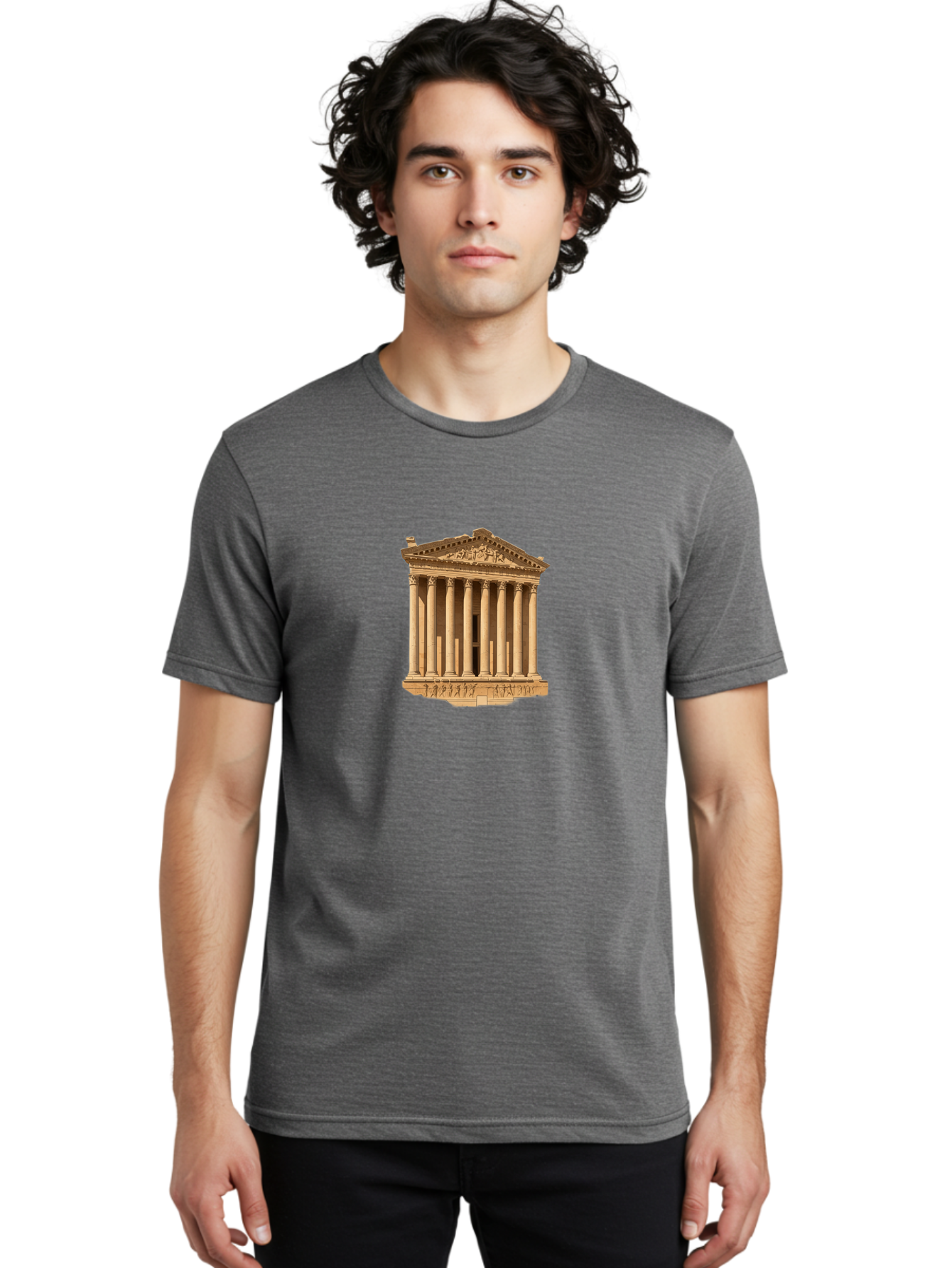 Parthenon Men'S Graphic Tee, 100% Cotton, Comfortable Casual Summer Wear, Machine Washable, Vintage Camera, Old Camera, Antique Camera, Black Camera, Classic Photography, Photography Equipment, Nostalgic Device, Film Camera, Camera Art Bag936