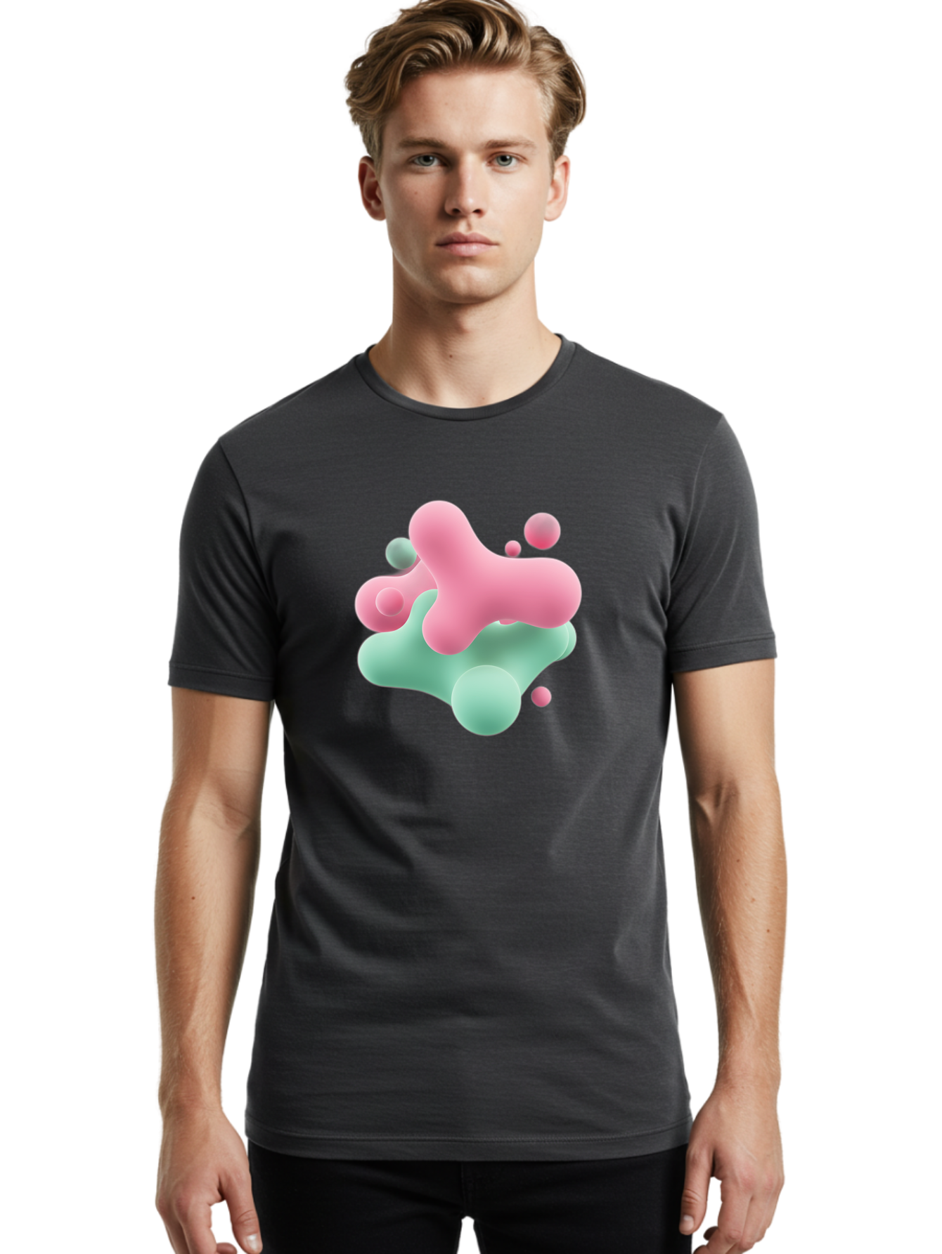 Pastel-Blobs Men'S Graphic Tee, 100% Cotton, Comfortable Casual Summer Wear, Machine Washable, Vintage Camera, Old Camera, Antique Camera, Black Camera, Classic Photography, Photography Equipment, Nostalgic Device, Film Camera, Camera Art Bag937