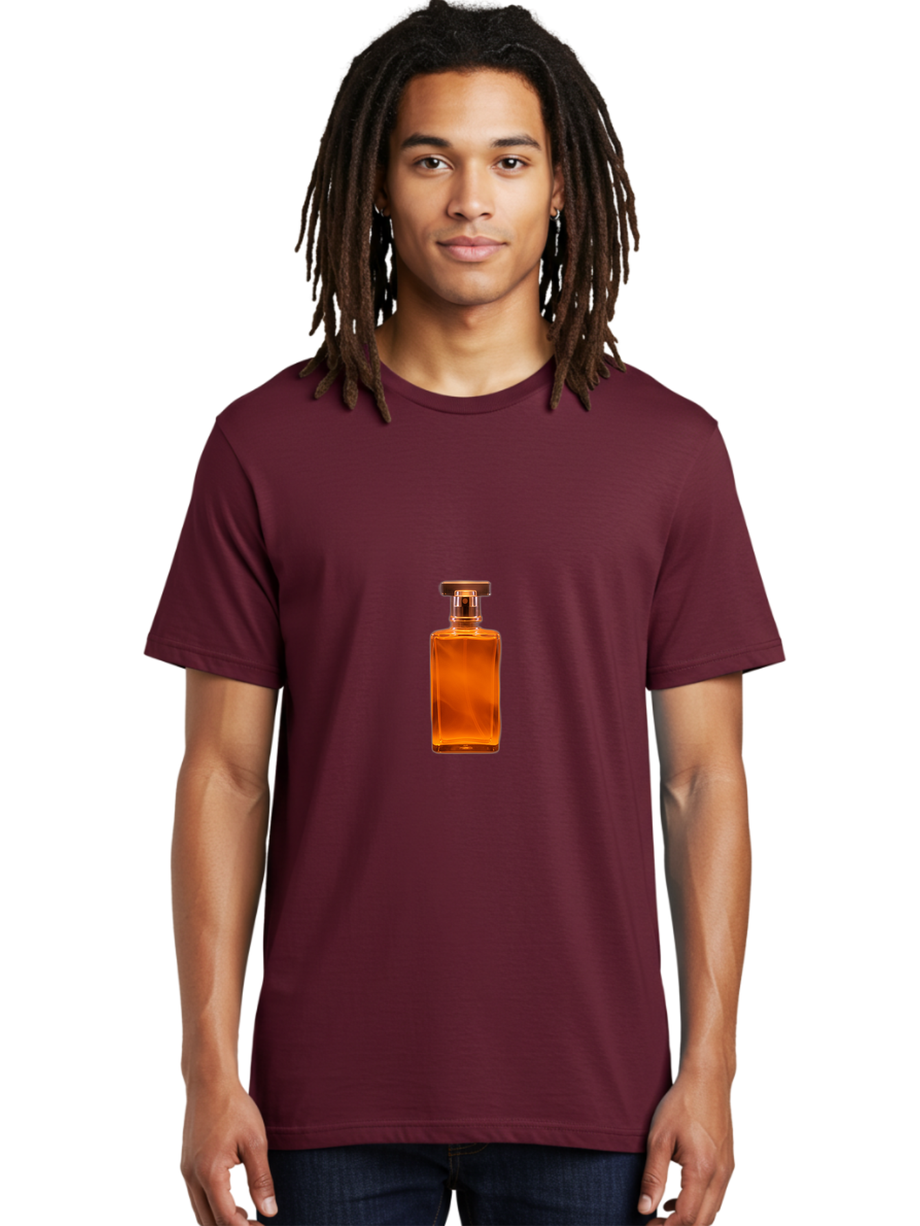 Perfume-Bottle Men'S Graphic Tee, 100% Cotton, Comfortable Casual Summer Wear, Machine Washable, Vintage Camera, Old Camera, Antique Camera, Black Camera, Classic Photography, Photography Equipment, Nostalgic Device, Film Camera, Camera Art Bag944