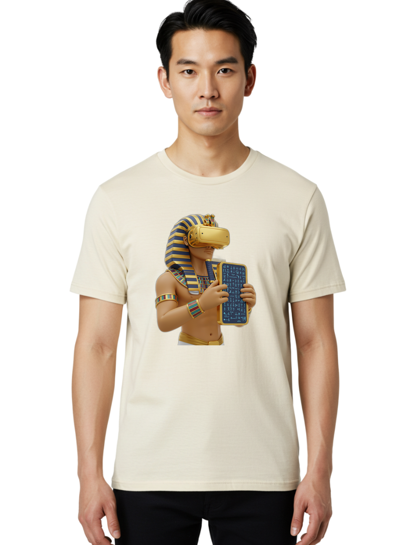 Pharaoh-Vr Men'S Graphic Tee, 100% Cotton, Comfortable Casual Summer Wear, Machine Washable, Vintage Camera, Old Camera, Antique Camera, Black Camera, Classic Photography, Photography Equipment, Nostalgic Device, Film Camera, Camera Art Bag946