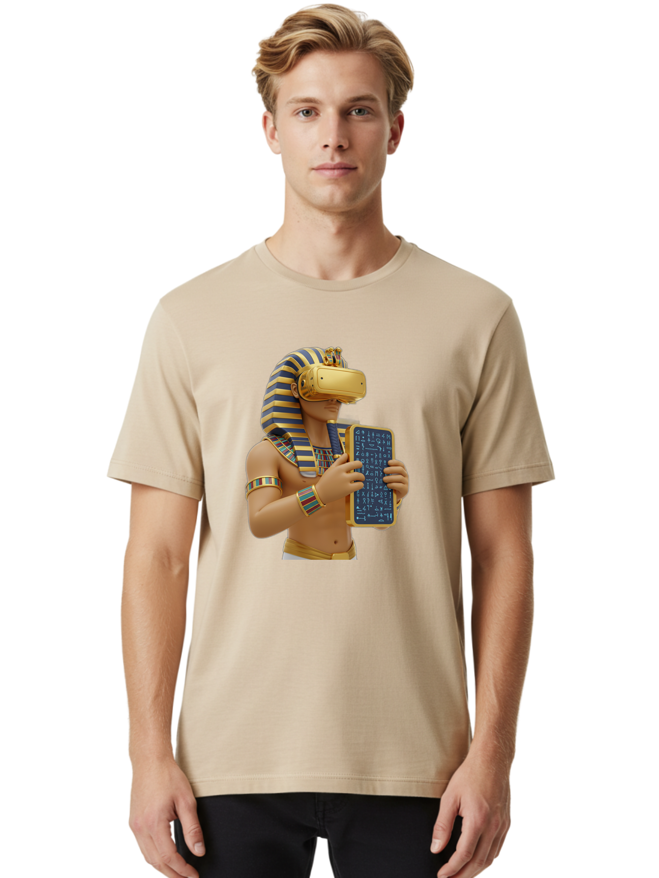 Pharaoh-Vr Men'S Graphic Tee, 100% Cotton, Comfortable Casual Summer Wear, Machine Washable, Vintage Camera, Old Camera, Antique Camera, Black Camera, Classic Photography, Photography Equipment, Nostalgic Device, Film Camera, Camera Art Bag946