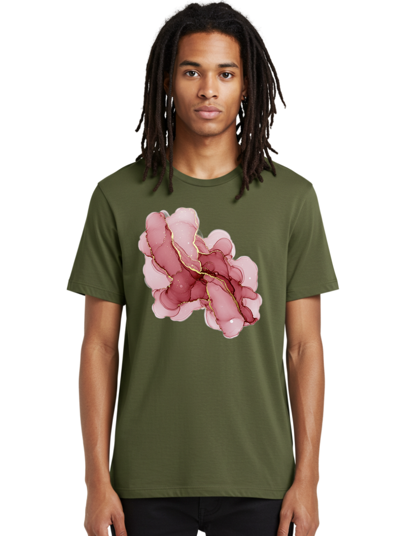 Pink-Abstract-Art Men'S Graphic Tee, 100% Cotton, Comfortable Casual Summer Wear, Machine Washable, Vintage Camera, Old Camera, Antique Camera, Black Camera, Classic Photography, Photography Equipment, Nostalgic Device, Film Camera, Camera Art Bag950