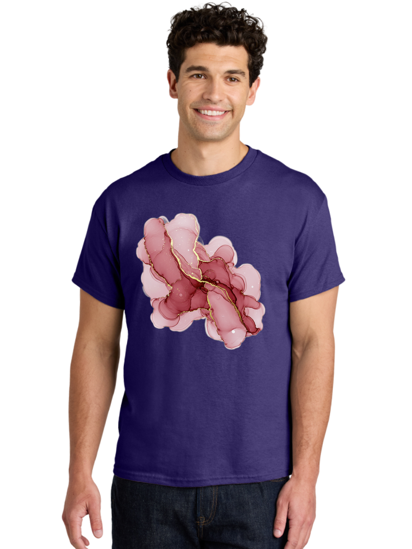 Pink-Abstract-Art Men'S Graphic Tee, 100% Cotton, Comfortable Casual Summer Wear, Machine Washable, Vintage Camera, Old Camera, Antique Camera, Black Camera, Classic Photography, Photography Equipment, Nostalgic Device, Film Camera, Camera Art Bag950