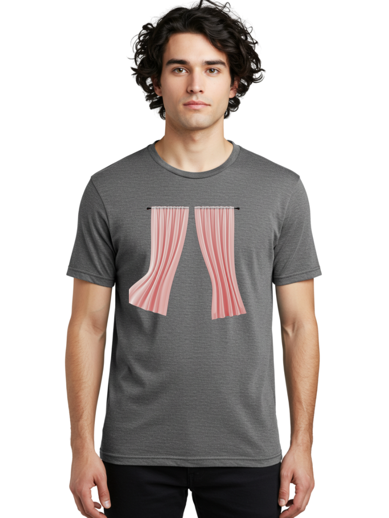 Pink-Curtains Men'S Graphic Tee, 100% Cotton, Comfortable Casual Summer Wear, Machine Washable, Vintage Camera, Old Camera, Antique Camera, Black Camera, Classic Photography, Photography Equipment, Nostalgic Device, Film Camera, Camera Art Bag953