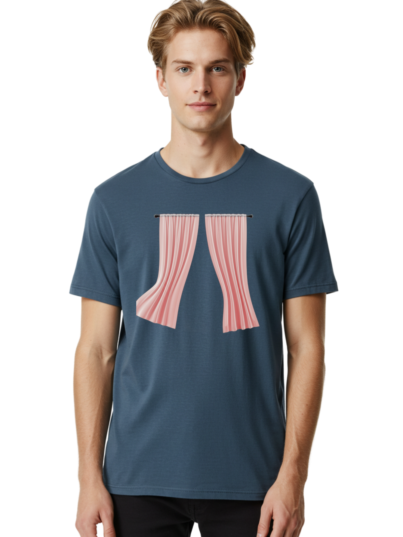 Pink-Curtains Men'S Graphic Tee, 100% Cotton, Comfortable Casual Summer Wear, Machine Washable, Vintage Camera, Old Camera, Antique Camera, Black Camera, Classic Photography, Photography Equipment, Nostalgic Device, Film Camera, Camera Art Bag953