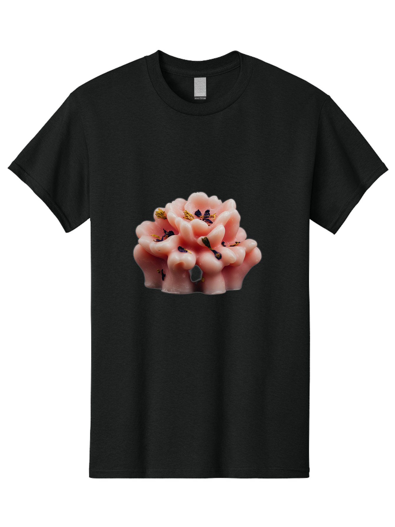 Pink-Flower-Shaped-Candle Men'S Graphic Tee, 100% Cotton, Comfortable Casual Summer Wear, Machine Washable, Vintage Camera, Old Camera, Antique Camera, Black Camera, Classic Photography, Photography Equipment, Nostalgic Device, Film Camera, Bag956