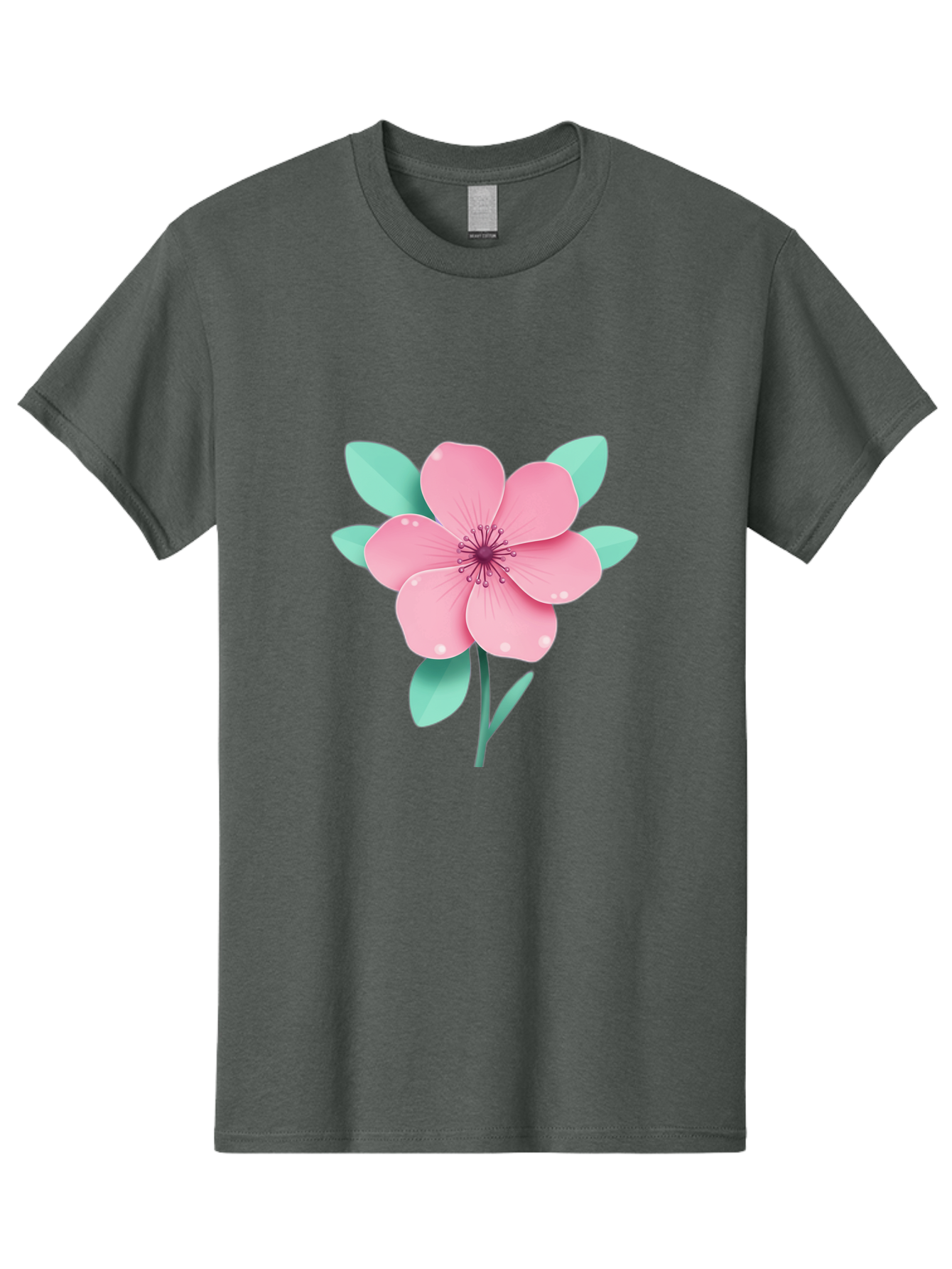 Pink-Flower Men'S Graphic Tee, 100% Cotton, Comfortable Casual Summer Wear, Machine Washable, Vintage Camera, Old Camera, Antique Camera, Black Camera, Classic Photography, Photography Equipment, Nostalgic Device, Film Camera, Camera Art Bag957