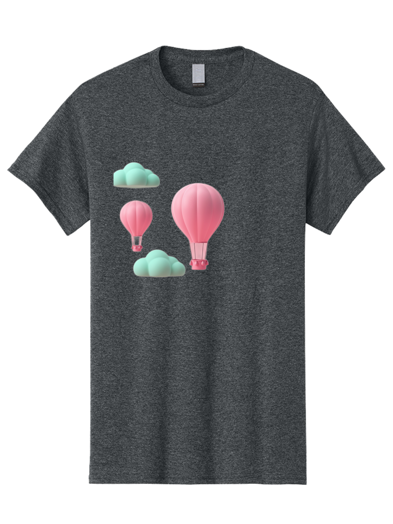 Pink-Hot-Air-Balloons Men'S Graphic Tee, 100% Cotton, Comfortable Casual Summer Wear, Machine Washable, Vintage Camera, Old Camera, Antique Camera, Black Camera, Classic Photography, Photography Equipment, Nostalgic Device, Film Camera, Bag958