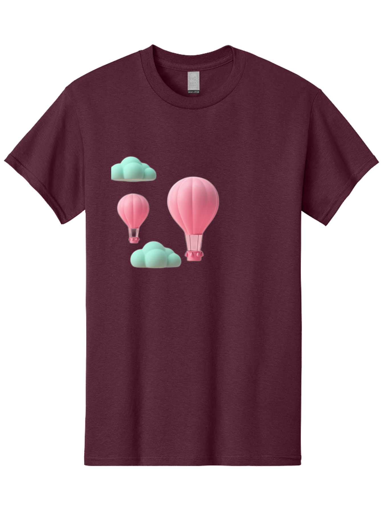 Pink-Hot-Air-Balloons Men'S Graphic Tee, 100% Cotton, Comfortable Casual Summer Wear, Machine Washable, Vintage Camera, Old Camera, Antique Camera, Black Camera, Classic Photography, Photography Equipment, Nostalgic Device, Film Camera, Bag958