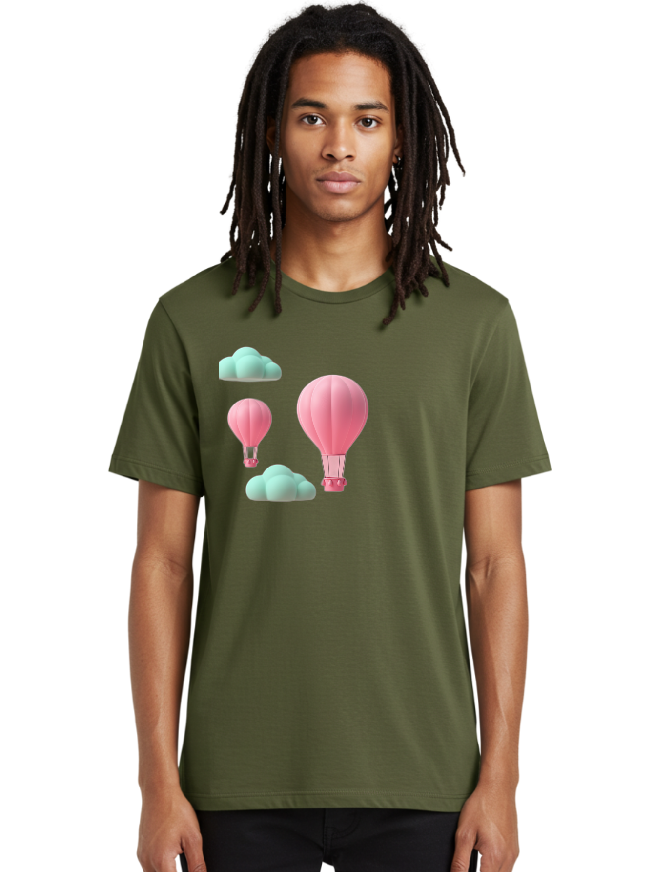 Pink-Hot-Air-Balloons Men'S Graphic Tee, 100% Cotton, Comfortable Casual Summer Wear, Machine Washable, Vintage Camera, Old Camera, Antique Camera, Black Camera, Classic Photography, Photography Equipment, Nostalgic Device, Film Camera, Bag958