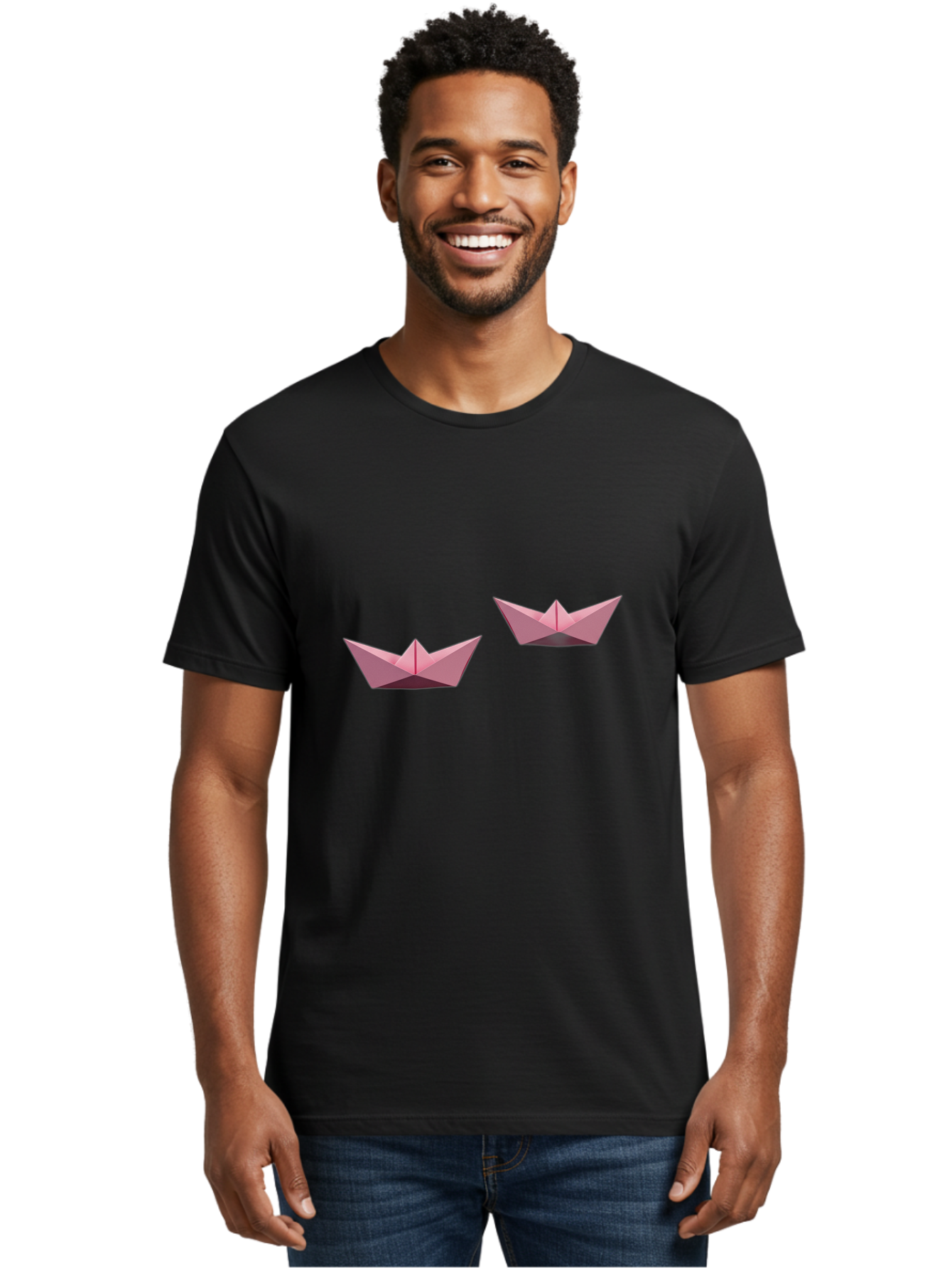 Pink-Paper-Boats Men'S Graphic Tee, 100% Cotton, Comfortable Casual Summer Wear, Machine Washable, Vintage Camera, Old Camera, Antique Camera, Black Camera, Classic Photography, Photography Equipment, Nostalgic Device, Film Camera, Camera Art Bag959