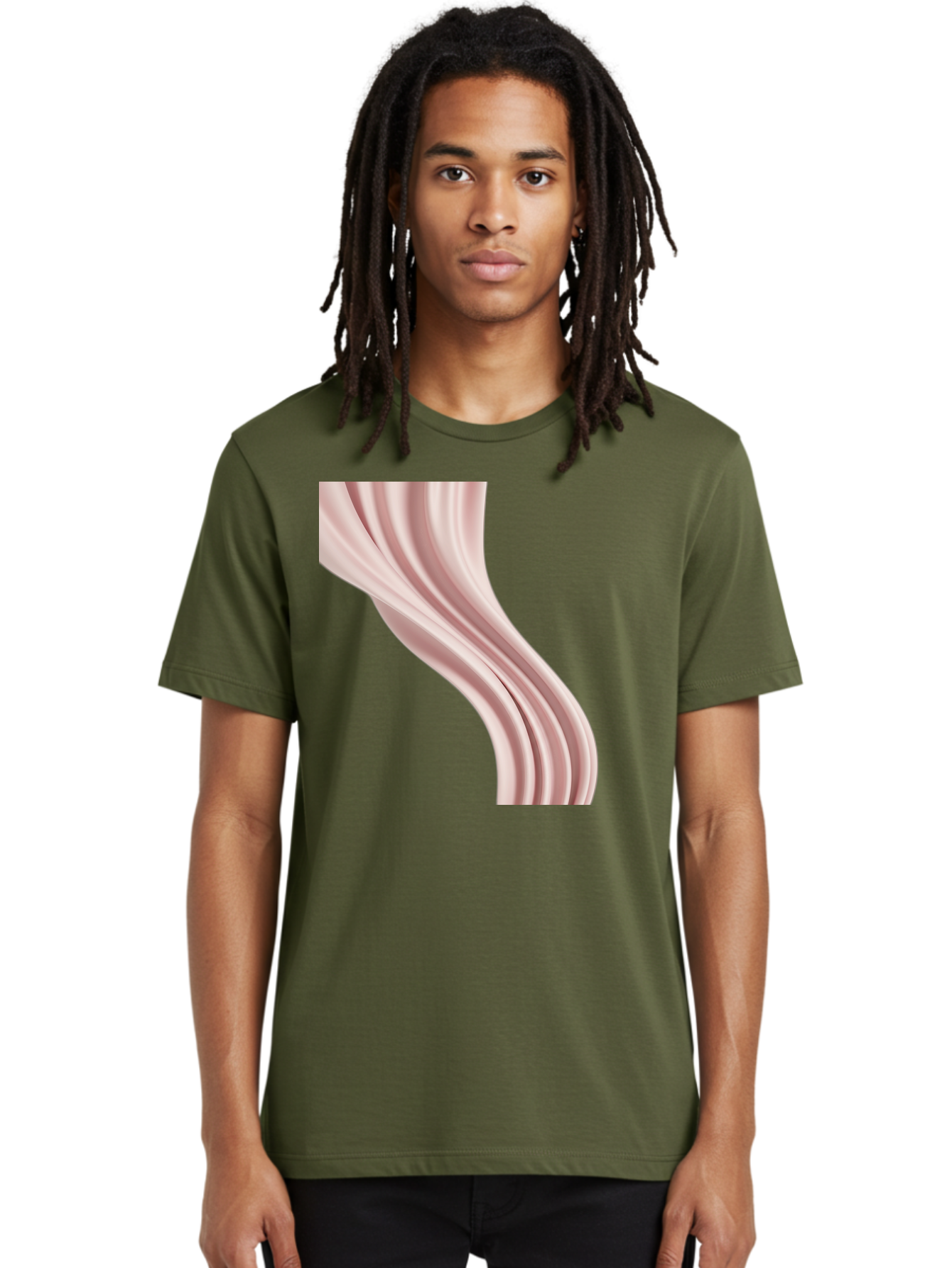 Pink-Ribbon Men'S Graphic Tee, 100% Cotton, Comfortable Casual Summer Wear, Machine Washable, Vintage Camera, Old Camera, Antique Camera, Black Camera, Classic Photography, Photography Equipment, Nostalgic Device, Film Camera, Camera Art Bag960