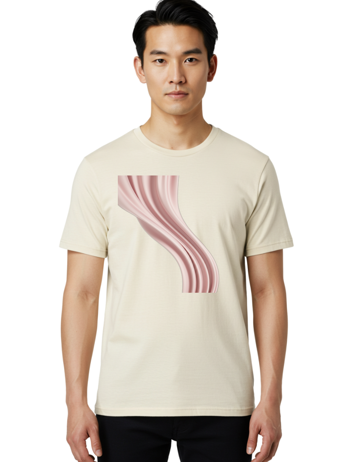 Pink-Ribbon Men'S Graphic Tee, 100% Cotton, Comfortable Casual Summer Wear, Machine Washable, Vintage Camera, Old Camera, Antique Camera, Black Camera, Classic Photography, Photography Equipment, Nostalgic Device, Film Camera, Camera Art Bag960