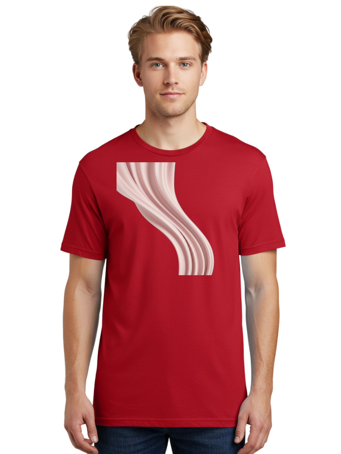 Pink-Ribbon Men'S Graphic Tee, 100% Cotton, Comfortable Casual Summer Wear, Machine Washable, Vintage Camera, Old Camera, Antique Camera, Black Camera, Classic Photography, Photography Equipment, Nostalgic Device, Film Camera, Camera Art Bag960