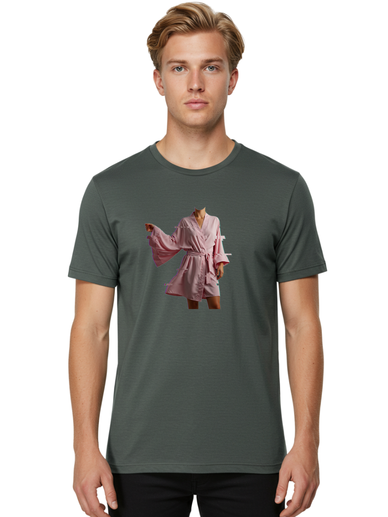 Pink-Robe-1 Men'S Graphic Tee, 100% Cotton, Comfortable Casual Summer Wear, Machine Washable, Vintage Camera, Old Camera, Antique Camera, Black Camera, Classic Photography, Photography Equipment, Nostalgic Device, Film Camera, Camera Art Bag961