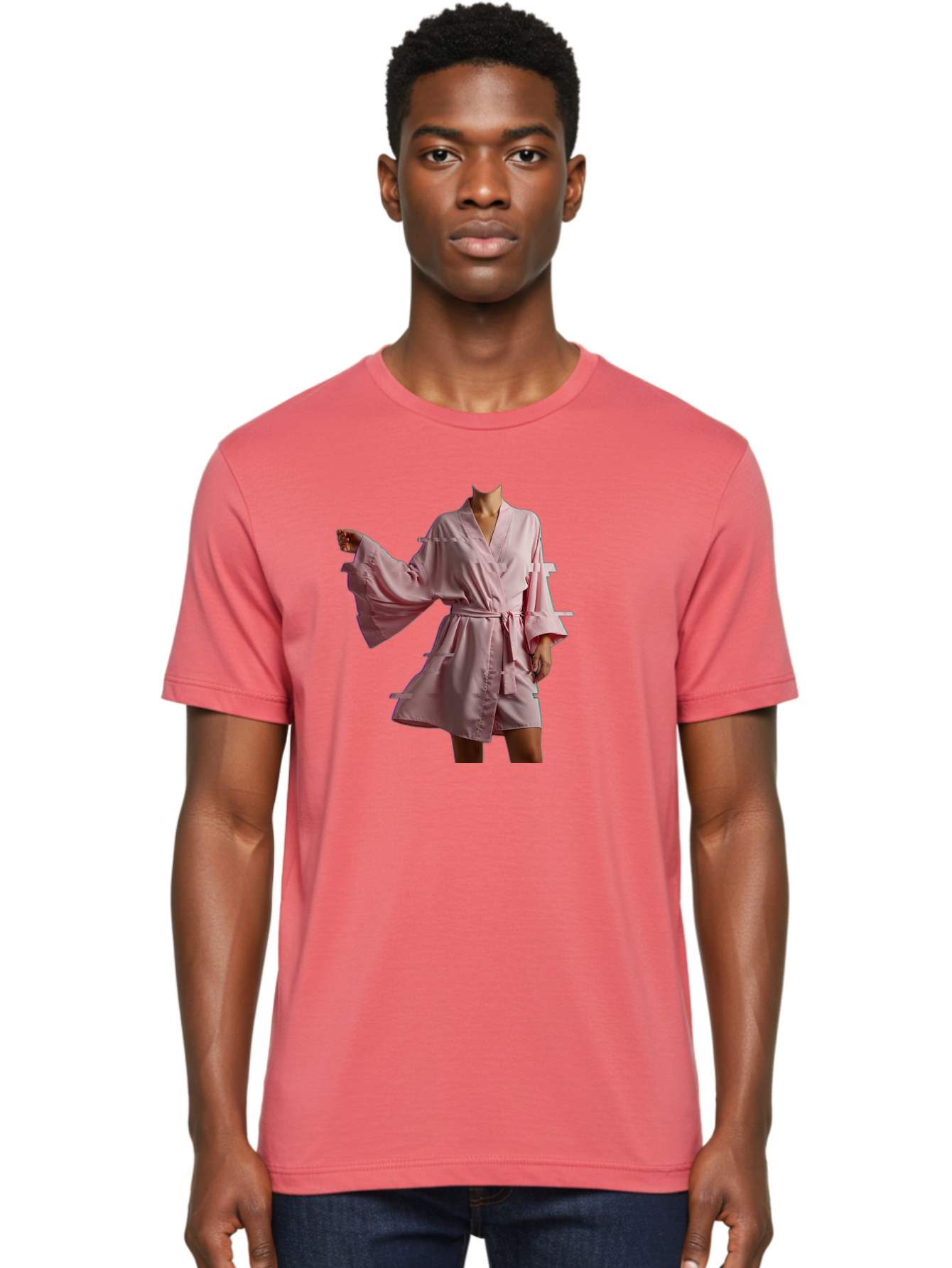Pink-Robe-1 Men'S Graphic Tee, 100% Cotton, Comfortable Casual Summer Wear, Machine Washable, Vintage Camera, Old Camera, Antique Camera, Black Camera, Classic Photography, Photography Equipment, Nostalgic Device, Film Camera, Camera Art Bag961