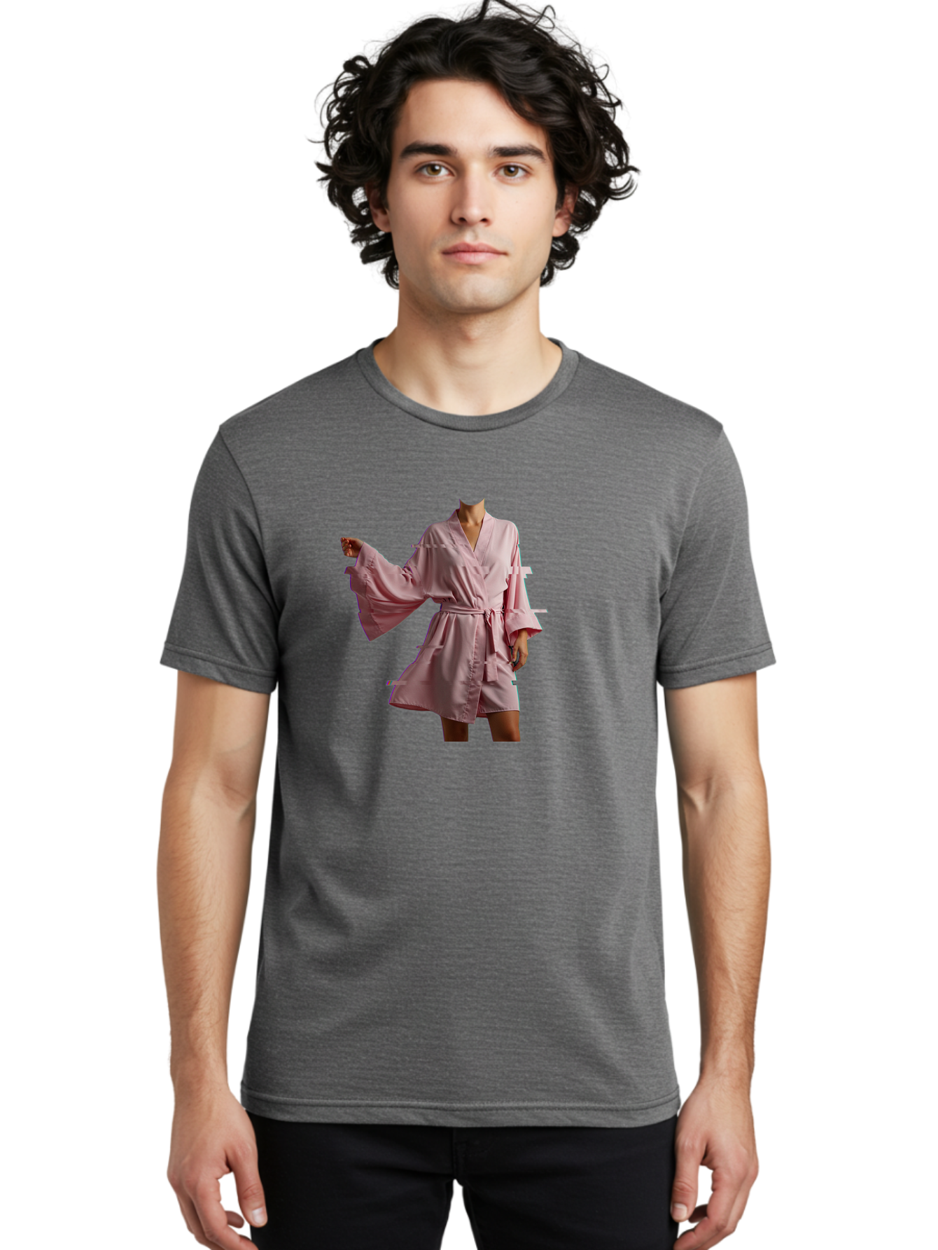 Pink-Robe-1 Men'S Graphic Tee, 100% Cotton, Comfortable Casual Summer Wear, Machine Washable, Vintage Camera, Old Camera, Antique Camera, Black Camera, Classic Photography, Photography Equipment, Nostalgic Device, Film Camera, Camera Art Bag961