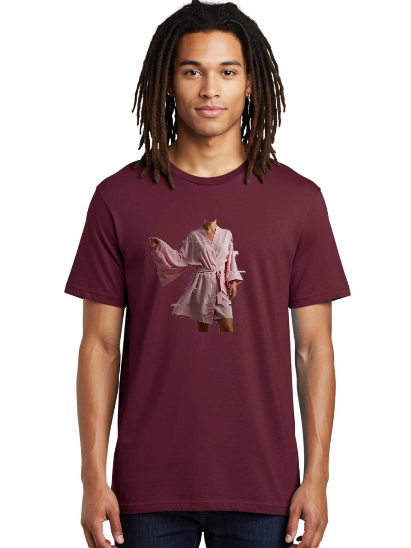 Pink-Robe-1 Men'S Graphic Tee, 100% Cotton, Comfortable Casual Summer Wear, Machine Washable, Vintage Camera, Old Camera, Antique Camera, Black Camera, Classic Photography, Photography Equipment, Nostalgic Device, Film Camera, Camera Art Bag961