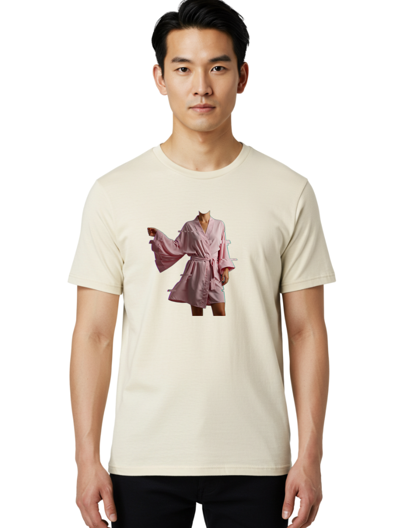 Pink-Robe-1 Men'S Graphic Tee, 100% Cotton, Comfortable Casual Summer Wear, Machine Washable, Vintage Camera, Old Camera, Antique Camera, Black Camera, Classic Photography, Photography Equipment, Nostalgic Device, Film Camera, Camera Art Bag961