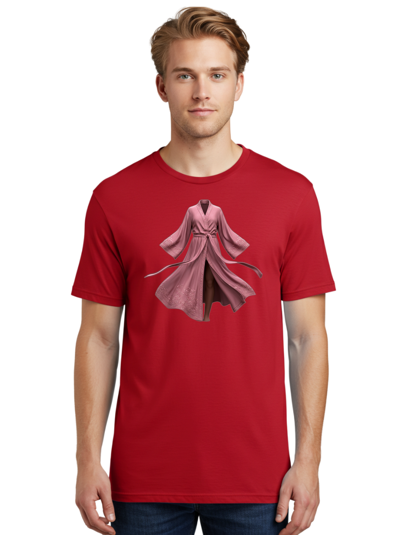 Pink-Robe-2 Men'S Graphic Tee, 100% Cotton, Comfortable Casual Summer Wear, Machine Washable, Vintage Camera, Old Camera, Antique Camera, Black Camera, Classic Photography, Photography Equipment, Nostalgic Device, Film Camera, Camera Art Bag962