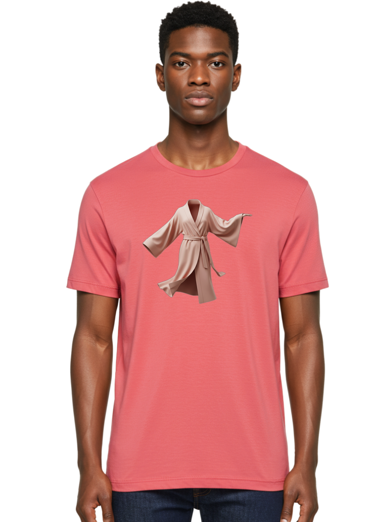Pink-Robe-4 Men'S Graphic Tee, 100% Cotton, Comfortable Casual Summer Wear, Machine Washable, Vintage Camera, Old Camera, Antique Camera, Black Camera, Classic Photography, Photography Equipment, Nostalgic Device, Film Camera, Camera Art Bag964