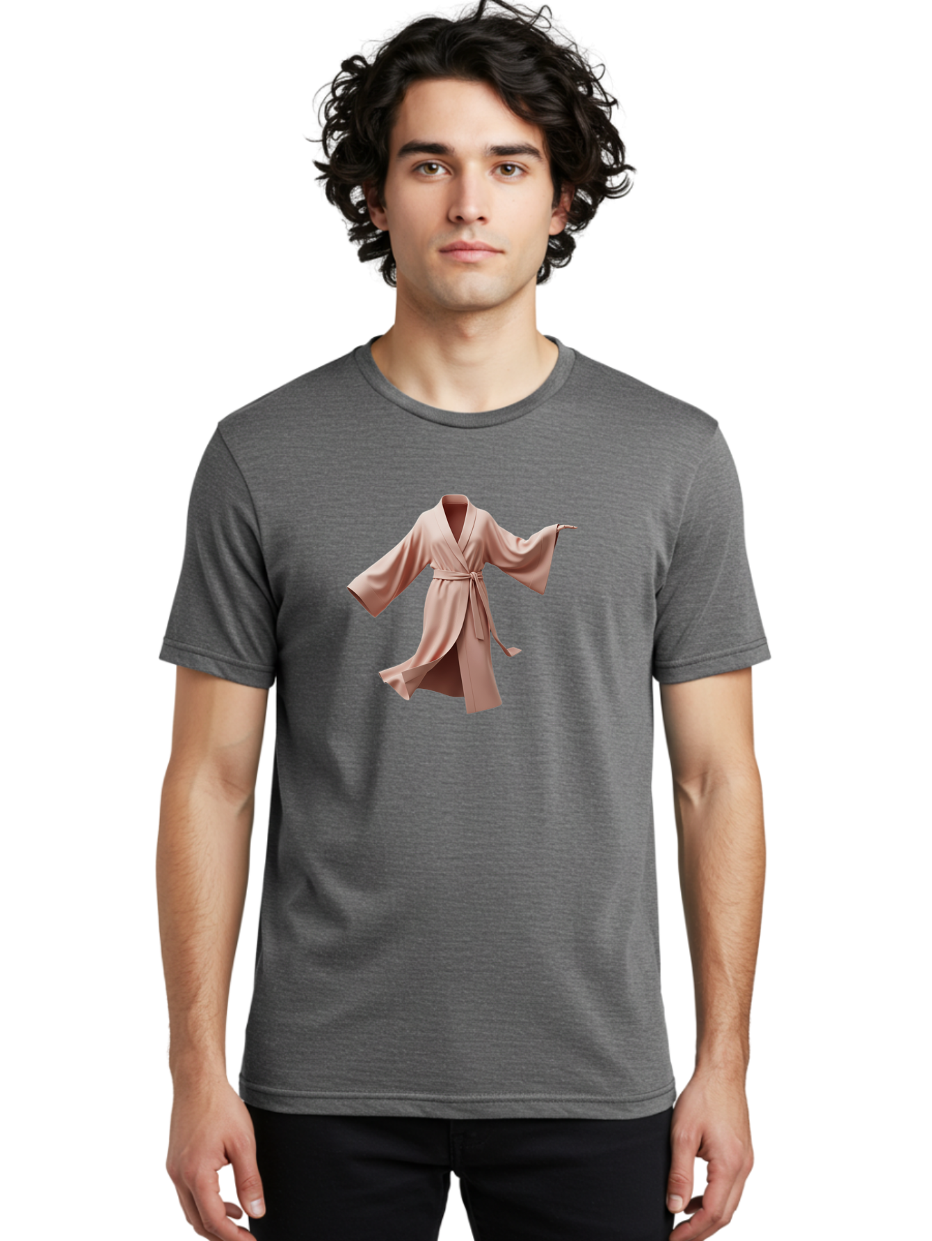 Pink-Robe-4 Men'S Graphic Tee, 100% Cotton, Comfortable Casual Summer Wear, Machine Washable, Vintage Camera, Old Camera, Antique Camera, Black Camera, Classic Photography, Photography Equipment, Nostalgic Device, Film Camera, Camera Art Bag964