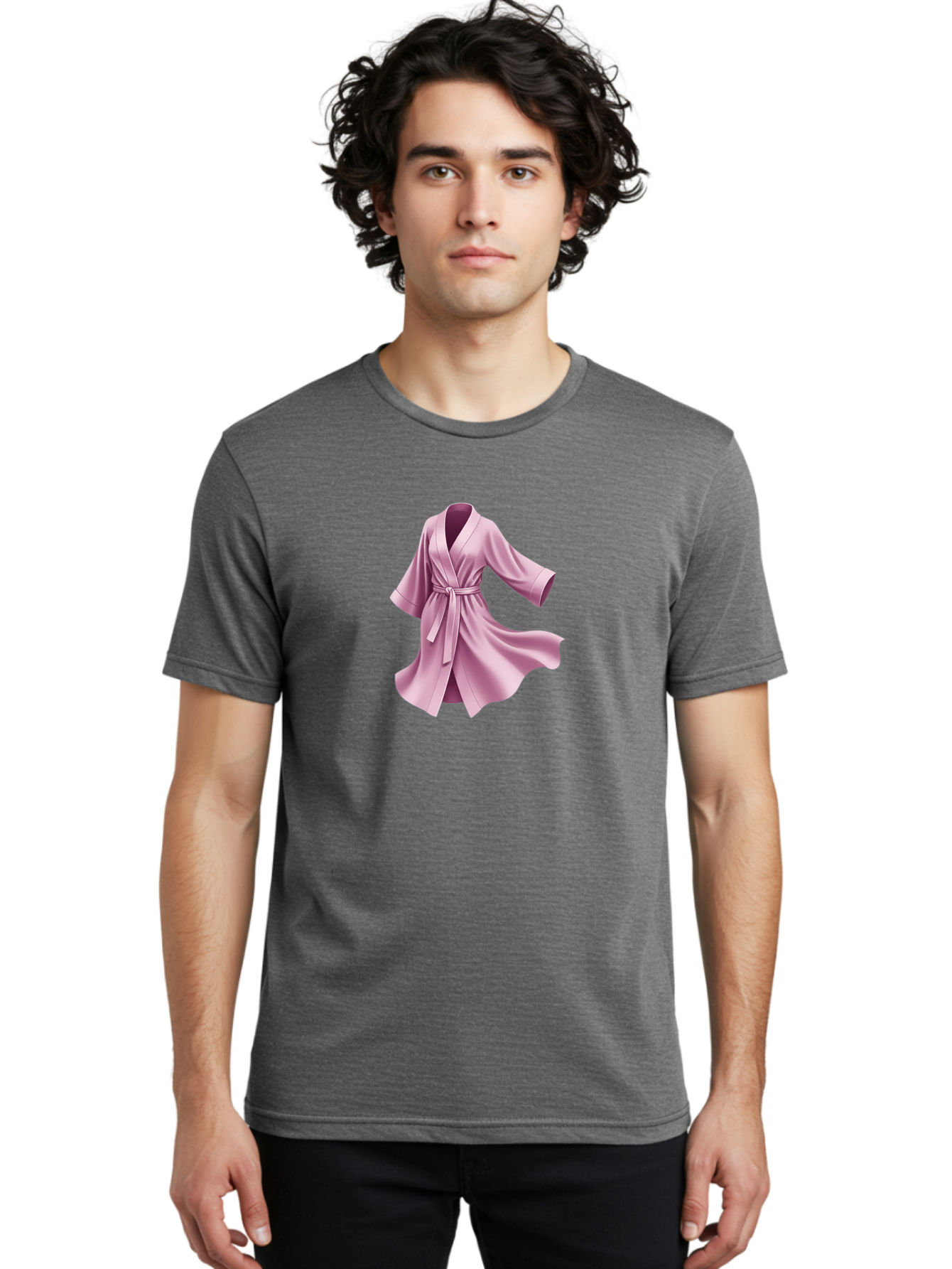 Pink-Robe-5 Men'S Graphic Tee, 100% Cotton, Comfortable Casual Summer Wear, Machine Washable, Vintage Camera, Old Camera, Antique Camera, Black Camera, Classic Photography, Photography Equipment, Nostalgic Device, Film Camera, Camera Art Bag965