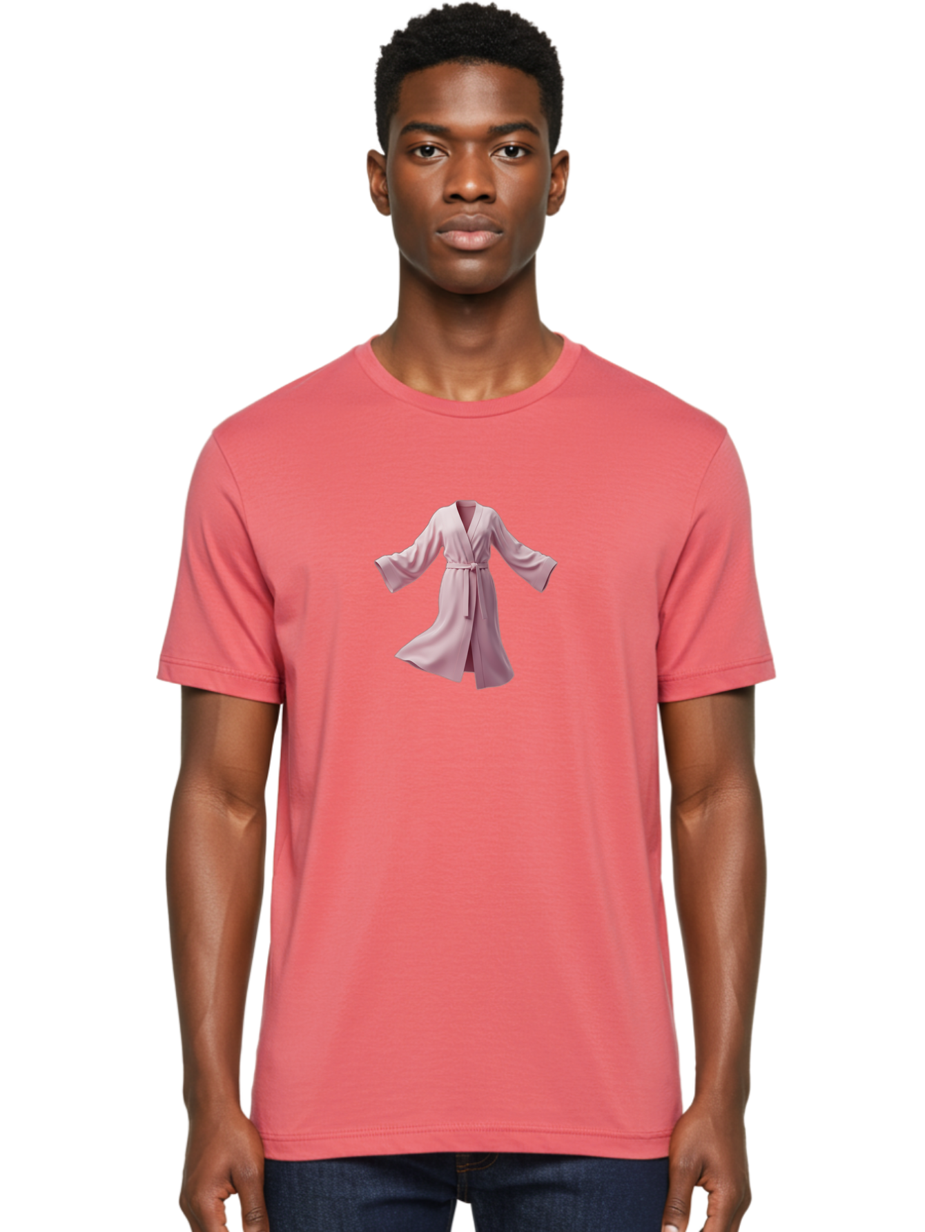 Pink-Robe Men'S Graphic Tee, 100% Cotton, Comfortable Casual Summer Wear, Machine Washable, Vintage Camera, Old Camera, Antique Camera, Black Camera, Classic Photography, Photography Equipment, Nostalgic Device, Film Camera, Camera Art Bag966