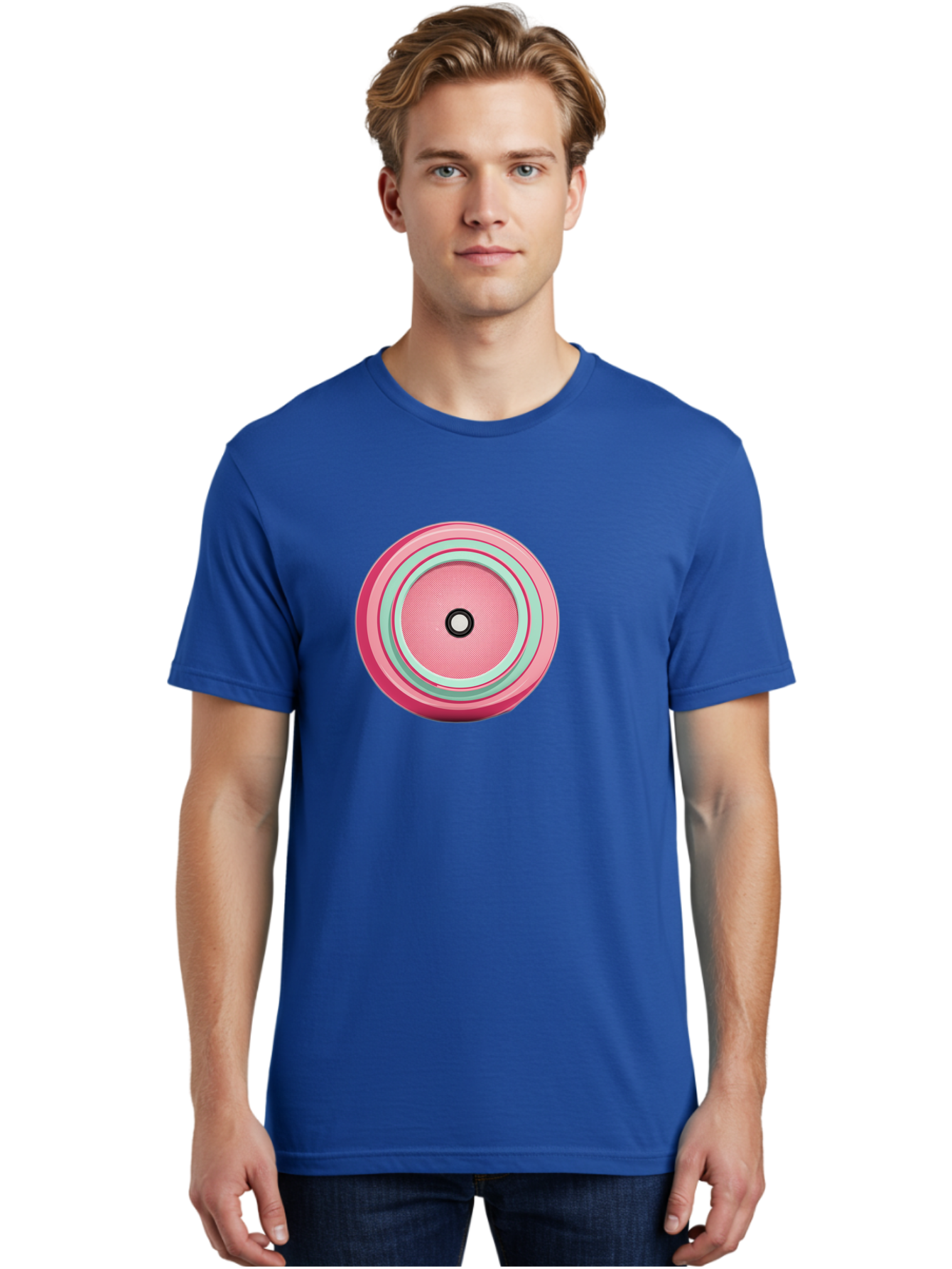 Pink-Speaker Men'S Graphic Tee, 100% Cotton, Comfortable Casual Summer Wear, Machine Washable, Vintage Camera, Old Camera, Antique Camera, Black Camera, Classic Photography, Photography Equipment, Nostalgic Device, Film Camera, Camera Art Bag969