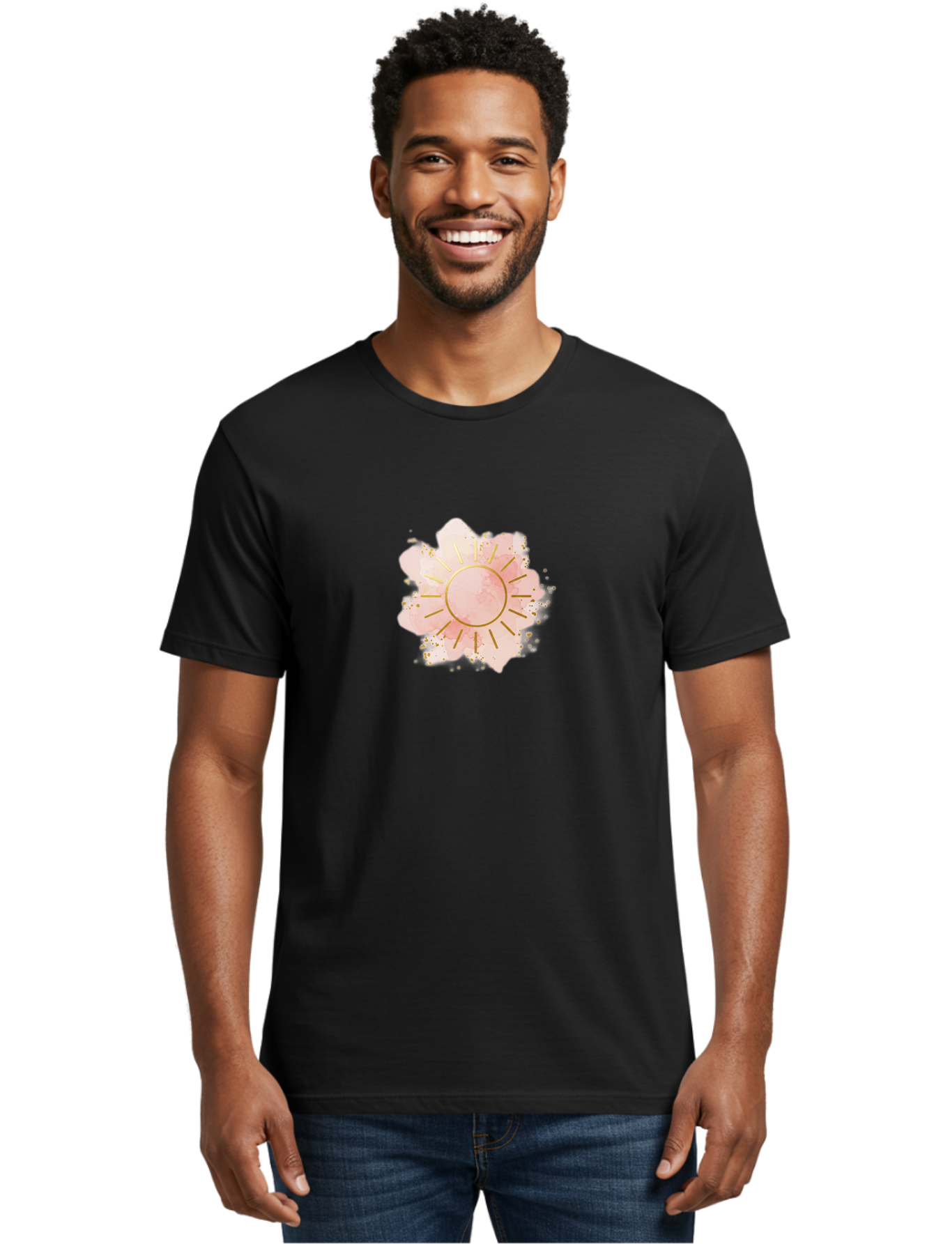 Pink-Sun Men'S Graphic Tee, 100% Cotton, Comfortable Casual Summer Wear, Machine Washable, Vintage Camera, Old Camera, Antique Camera, Black Camera, Classic Photography, Photography Equipment, Nostalgic Device, Film Camera, Camera Art Bag971