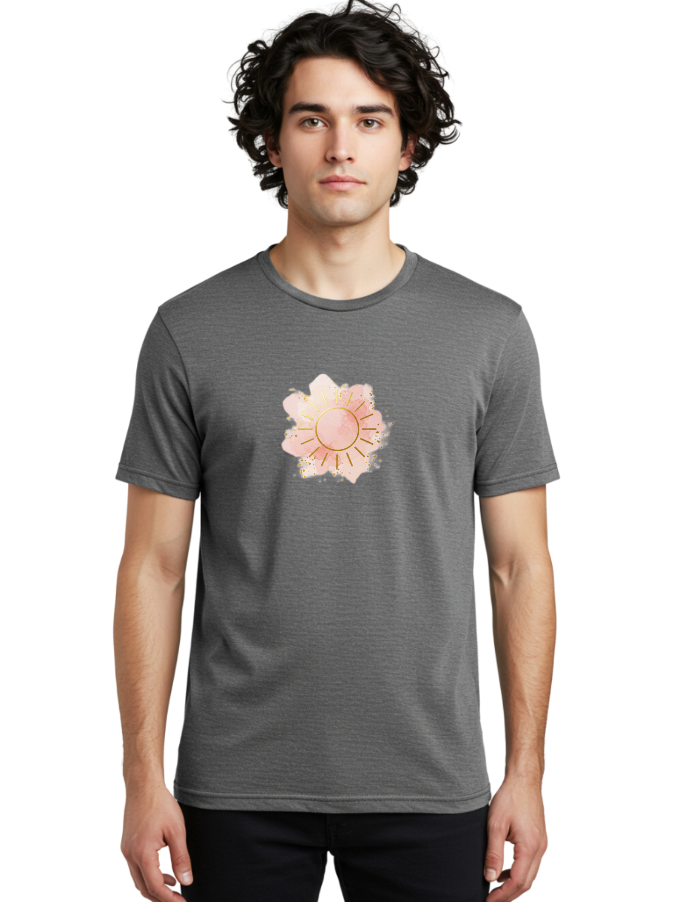 Pink-Sun Men'S Graphic Tee, 100% Cotton, Comfortable Casual Summer Wear, Machine Washable, Vintage Camera, Old Camera, Antique Camera, Black Camera, Classic Photography, Photography Equipment, Nostalgic Device, Film Camera, Camera Art Bag971