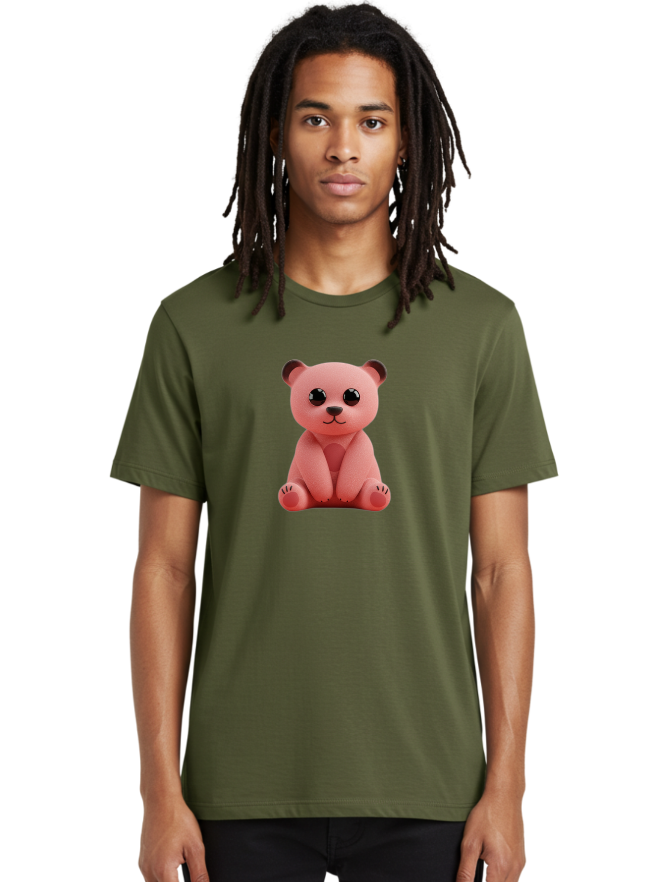 Pink-Teddy-Bear Men'S Graphic Tee, 100% Cotton, Comfortable Casual Summer Wear, Machine Washable, Vintage Camera, Old Camera, Antique Camera, Black Camera, Classic Photography, Photography Equipment, Nostalgic Device, Film Camera, Camera Art Bag973