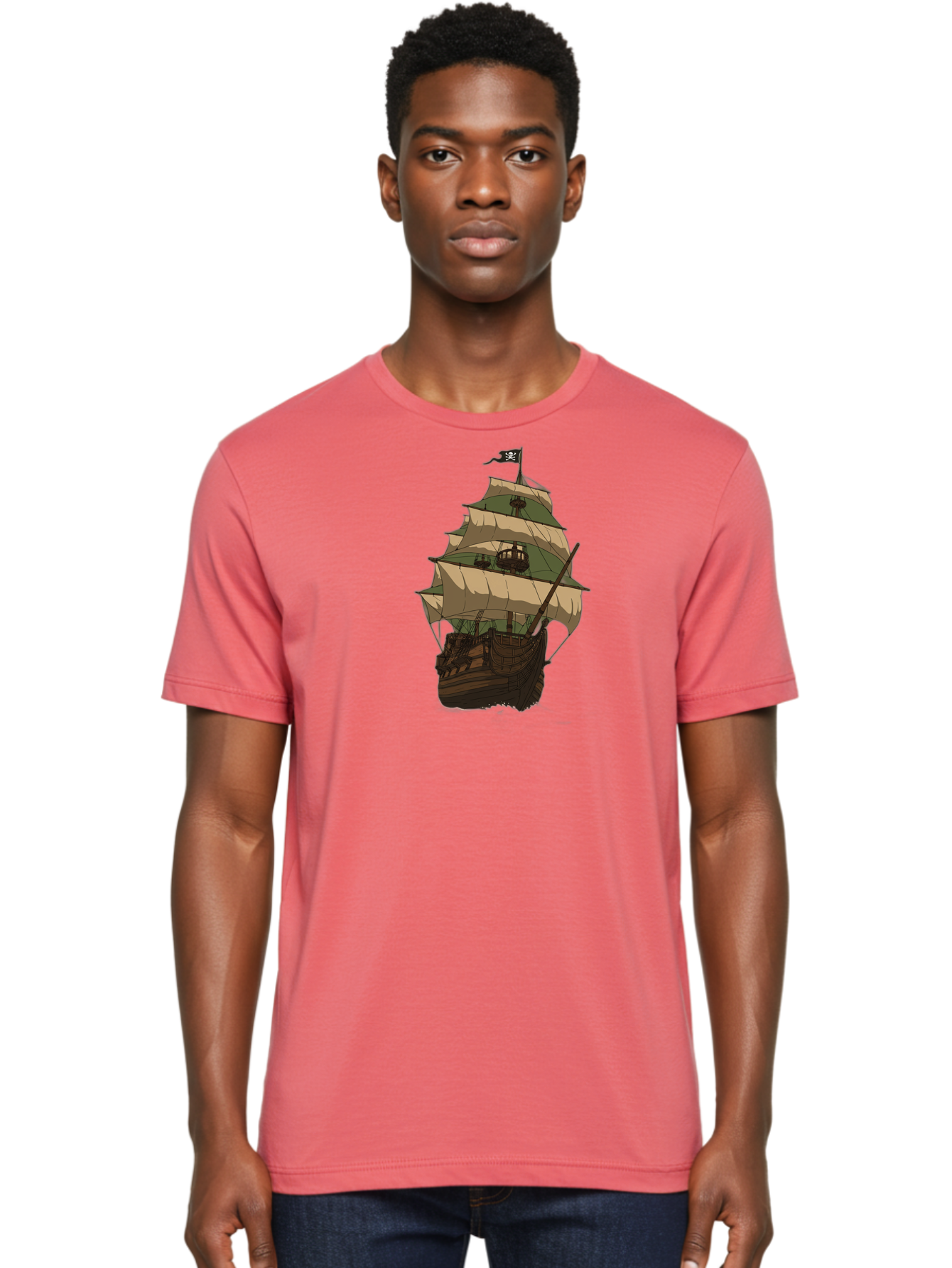 Pirate-Ship Men'S Graphic Tee, 100% Cotton, Comfortable Casual Summer Wear, Machine Washable, Vintage Camera, Old Camera, Antique Camera, Black Camera, Classic Photography, Photography Equipment, Nostalgic Device, Film Camera, Camera Art Bag974