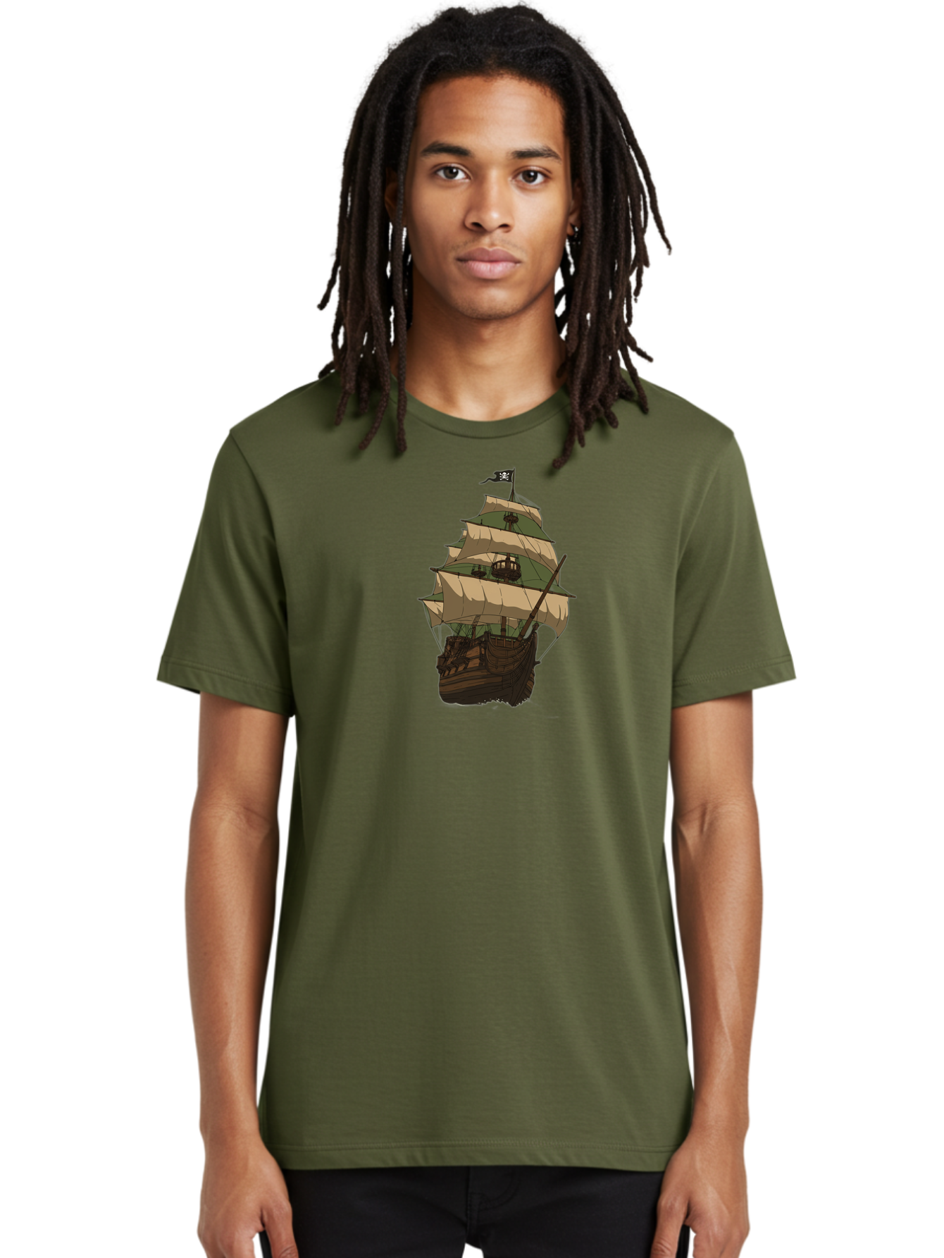 Pirate-Ship Men'S Graphic Tee, 100% Cotton, Comfortable Casual Summer Wear, Machine Washable, Vintage Camera, Old Camera, Antique Camera, Black Camera, Classic Photography, Photography Equipment, Nostalgic Device, Film Camera, Camera Art Bag974
