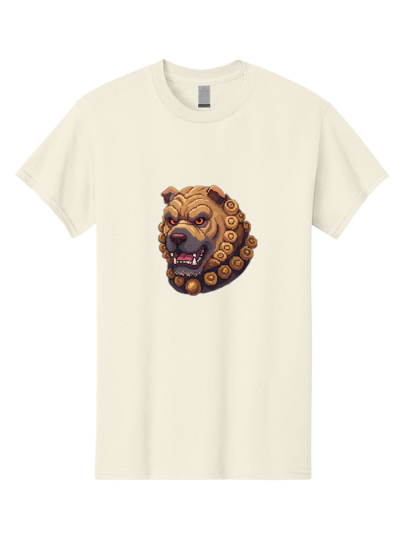 Pixelated-Dog-Head-With-Spiked-Collar Men'S Graphic Tee, 100% Cotton, Comfortable Casual Summer Wear, Machine Washable, Vintage Camera, Old Camera, Antique Camera, Black Camera, Classic Photography, Photography Equipment, Nostalgic Device, Bag976