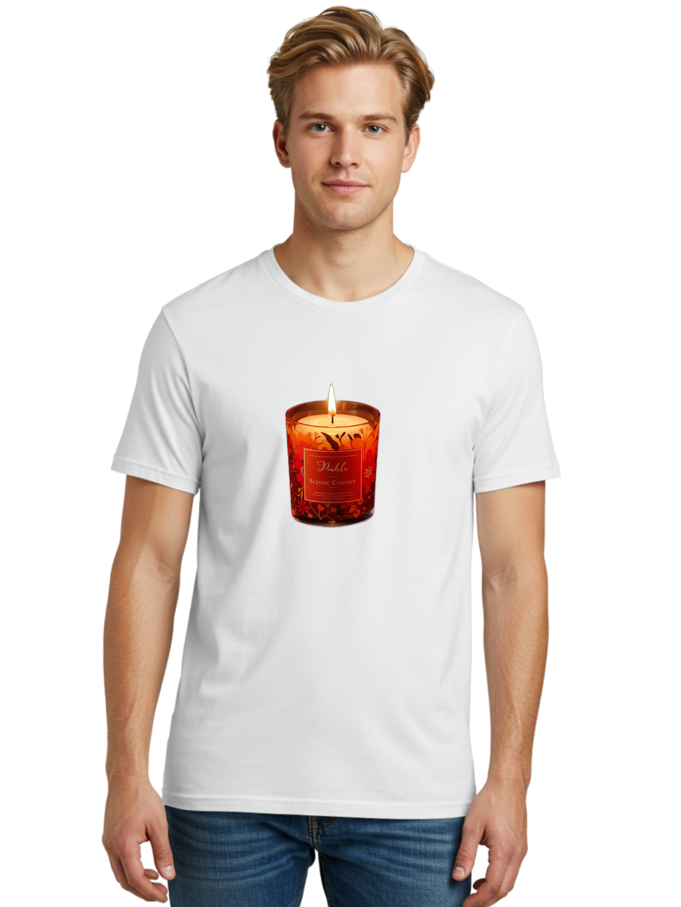 Puhla-Scentic-Candle Men'S Graphic Tee, 100% Cotton, Comfortable Casual Summer Wear, Machine Washable, Vintage Camera, Old Camera, Antique Camera, Black Camera, Classic Photography, Photography Equipment, Nostalgic Device, Film Camera, Bag983