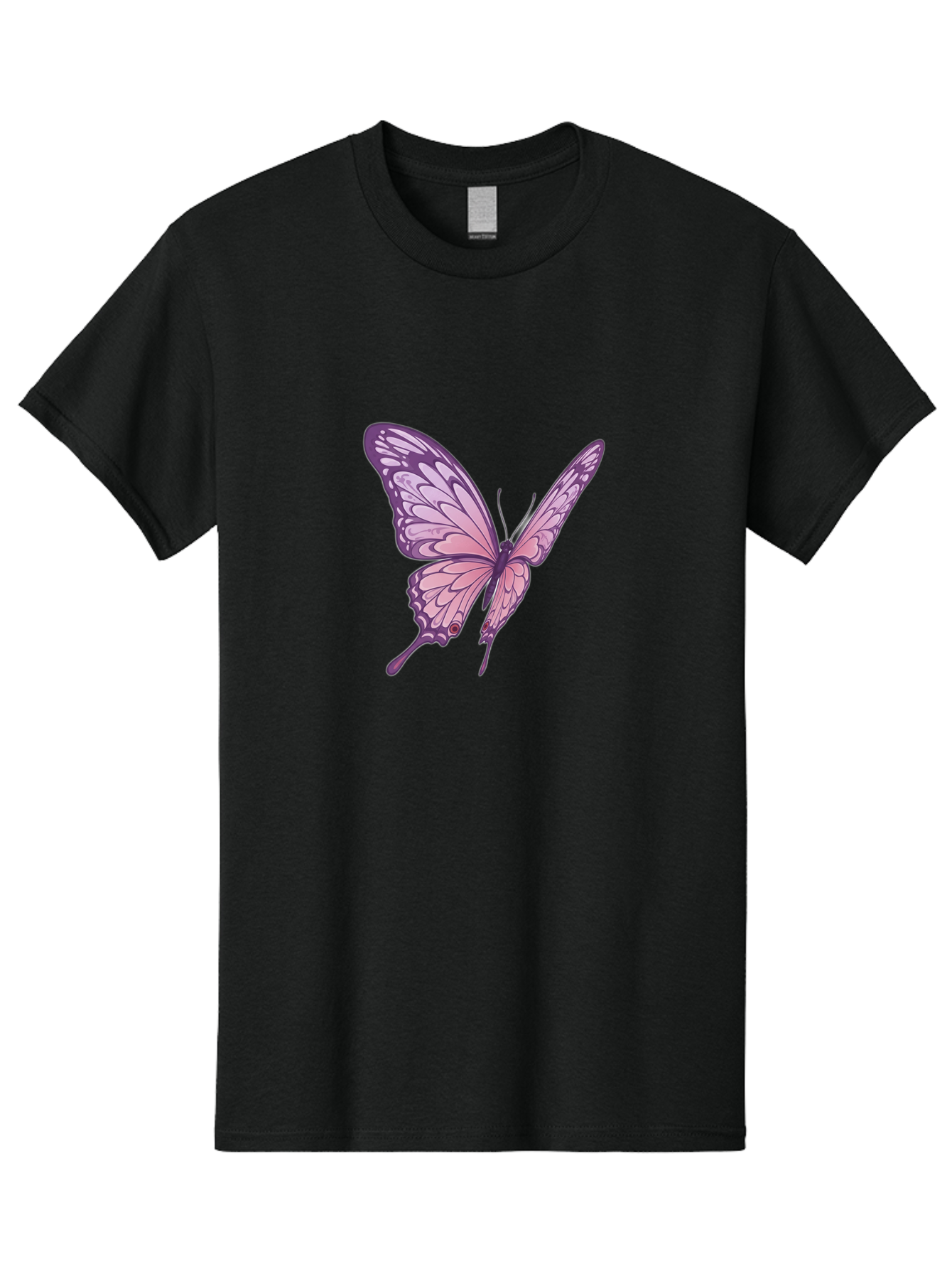 Purple-Butterfly Men'S Graphic Tee, 100% Cotton, Comfortable Casual Summer Wear, Machine Washable, Vintage Camera, Old Camera, Antique Camera, Black Camera, Classic Photography, Photography Equipment, Nostalgic Device, Film Camera, Camera Art Bag984