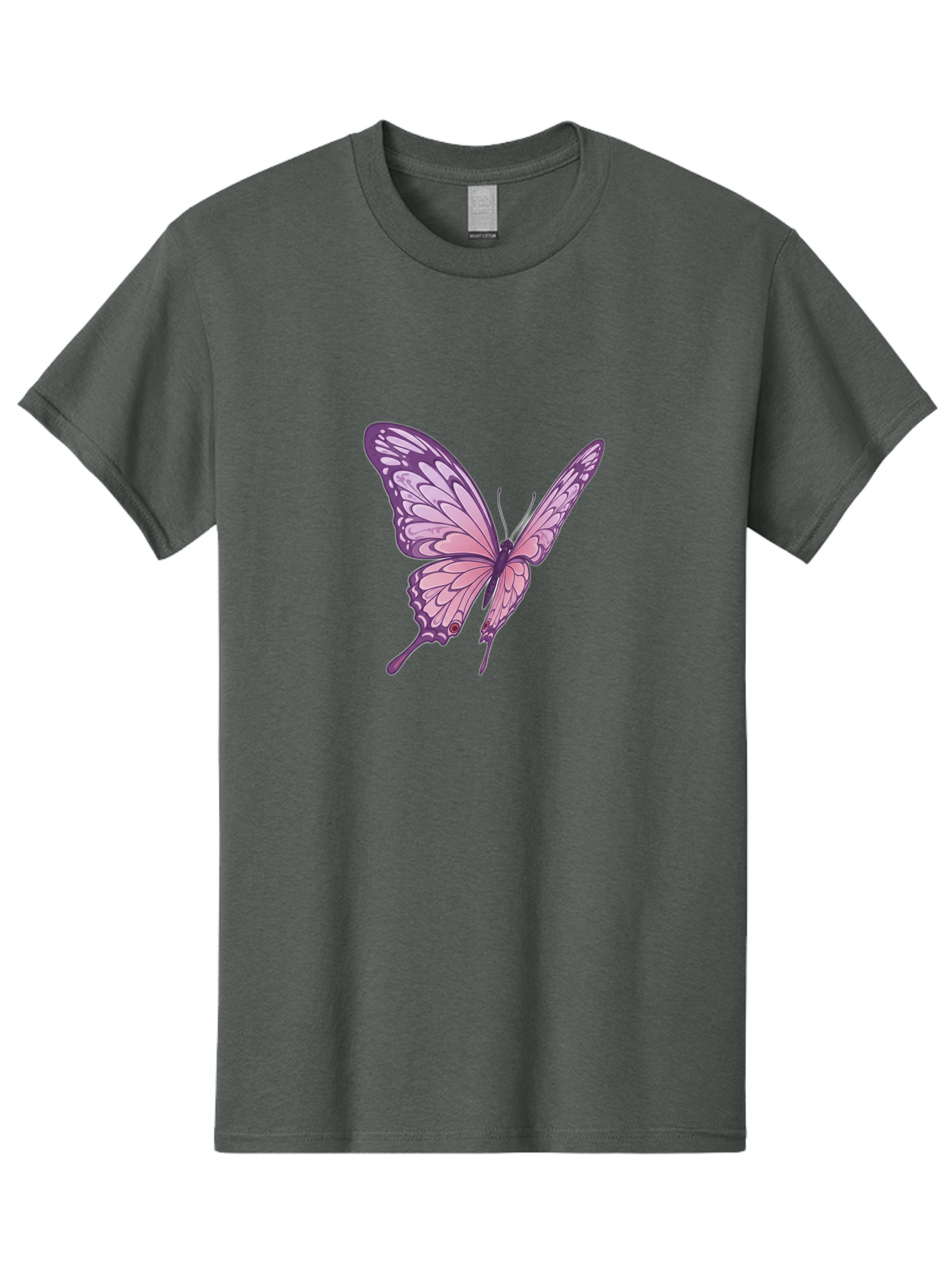 Purple-Butterfly Men'S Graphic Tee, 100% Cotton, Comfortable Casual Summer Wear, Machine Washable, Vintage Camera, Old Camera, Antique Camera, Black Camera, Classic Photography, Photography Equipment, Nostalgic Device, Film Camera, Camera Art Bag984