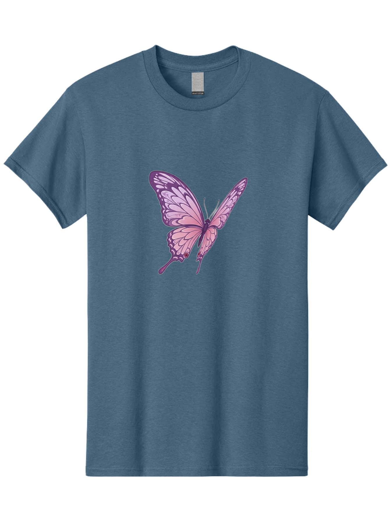 Purple-Butterfly Men'S Graphic Tee, 100% Cotton, Comfortable Casual Summer Wear, Machine Washable, Vintage Camera, Old Camera, Antique Camera, Black Camera, Classic Photography, Photography Equipment, Nostalgic Device, Film Camera, Camera Art Bag984
