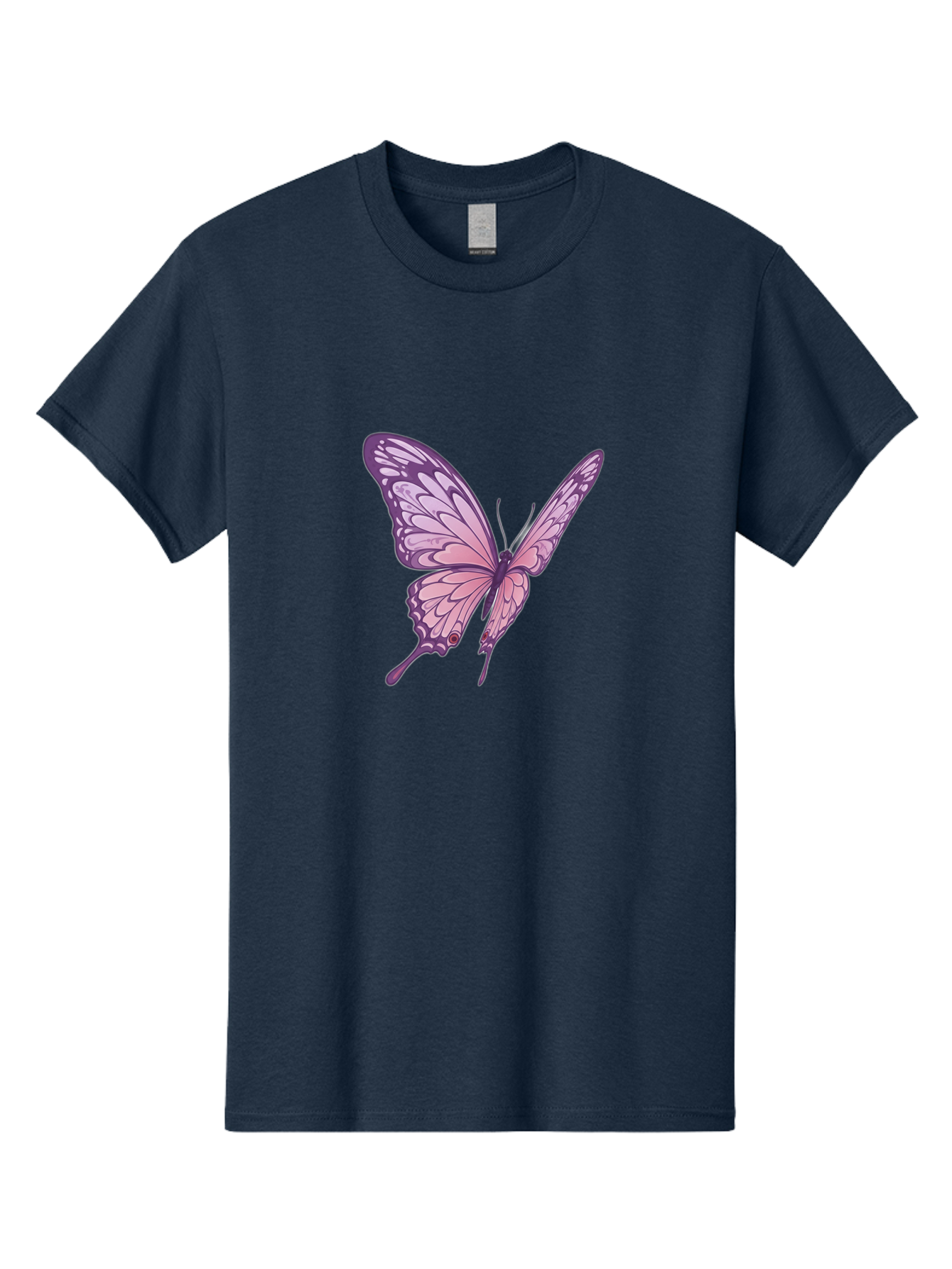 Purple-Butterfly Men'S Graphic Tee, 100% Cotton, Comfortable Casual Summer Wear, Machine Washable, Vintage Camera, Old Camera, Antique Camera, Black Camera, Classic Photography, Photography Equipment, Nostalgic Device, Film Camera, Camera Art Bag984