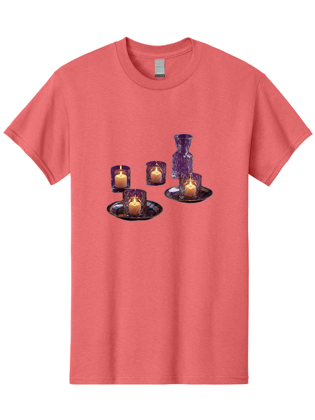 Purple-Candle-Holders Men'S Graphic Tee, 100% Cotton, Comfortable Casual Summer Wear, Machine Washable, Vintage Camera, Old Camera, Antique Camera, Black Camera, Classic Photography, Photography Equipment, Nostalgic Device, Film Camera, Bag985