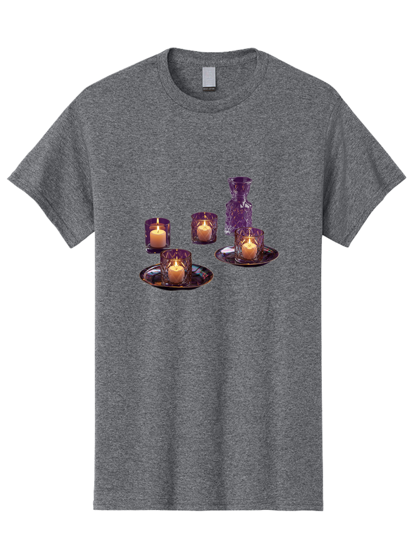 Purple-Candle-Holders Men'S Graphic Tee, 100% Cotton, Comfortable Casual Summer Wear, Machine Washable, Vintage Camera, Old Camera, Antique Camera, Black Camera, Classic Photography, Photography Equipment, Nostalgic Device, Film Camera, Bag985