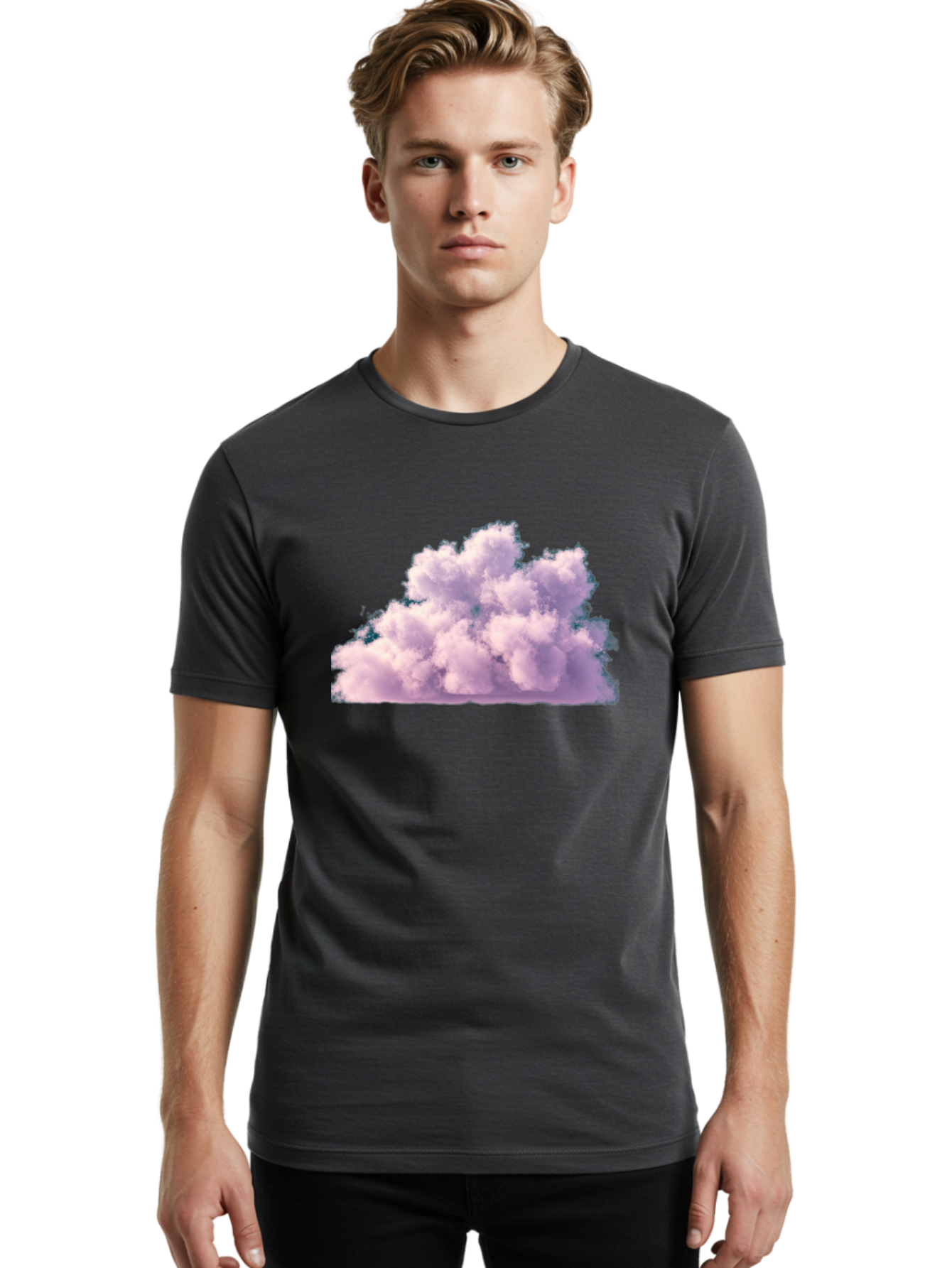 Purple-Clouds Men'S Graphic Tee, 100% Cotton, Comfortable Casual Summer Wear, Machine Washable, Vintage Camera, Old Camera, Antique Camera, Black Camera, Classic Photography, Photography Equipment, Nostalgic Device, Film Camera, Camera Art Bag986