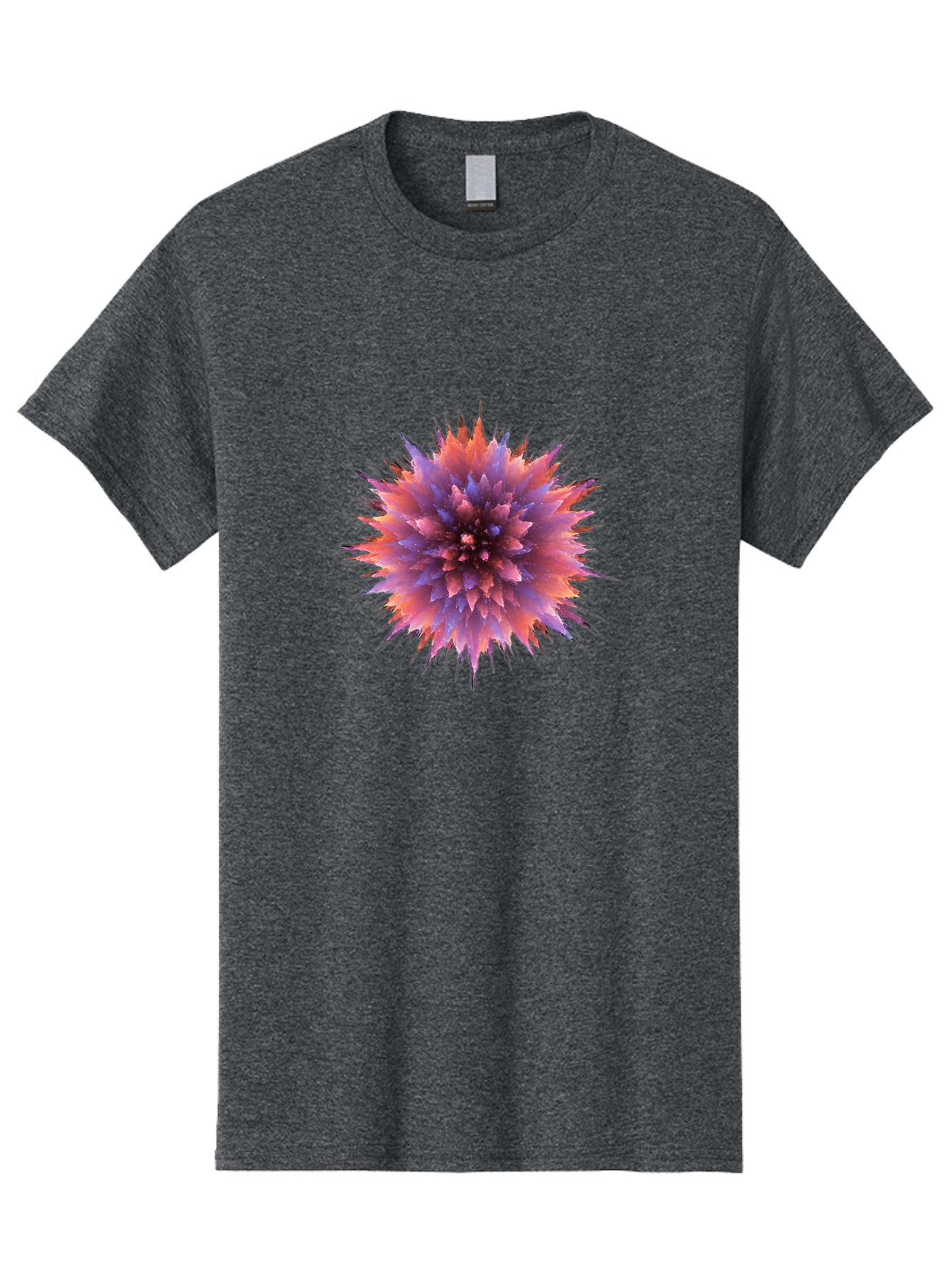 Purple-Fractal Men'S Graphic Tee, 100% Cotton, Comfortable Casual Summer Wear, Machine Washable, Vintage Camera, Old Camera, Antique Camera, Black Camera, Classic Photography, Photography Equipment, Nostalgic Device, Film Camera, Camera Art Bag988